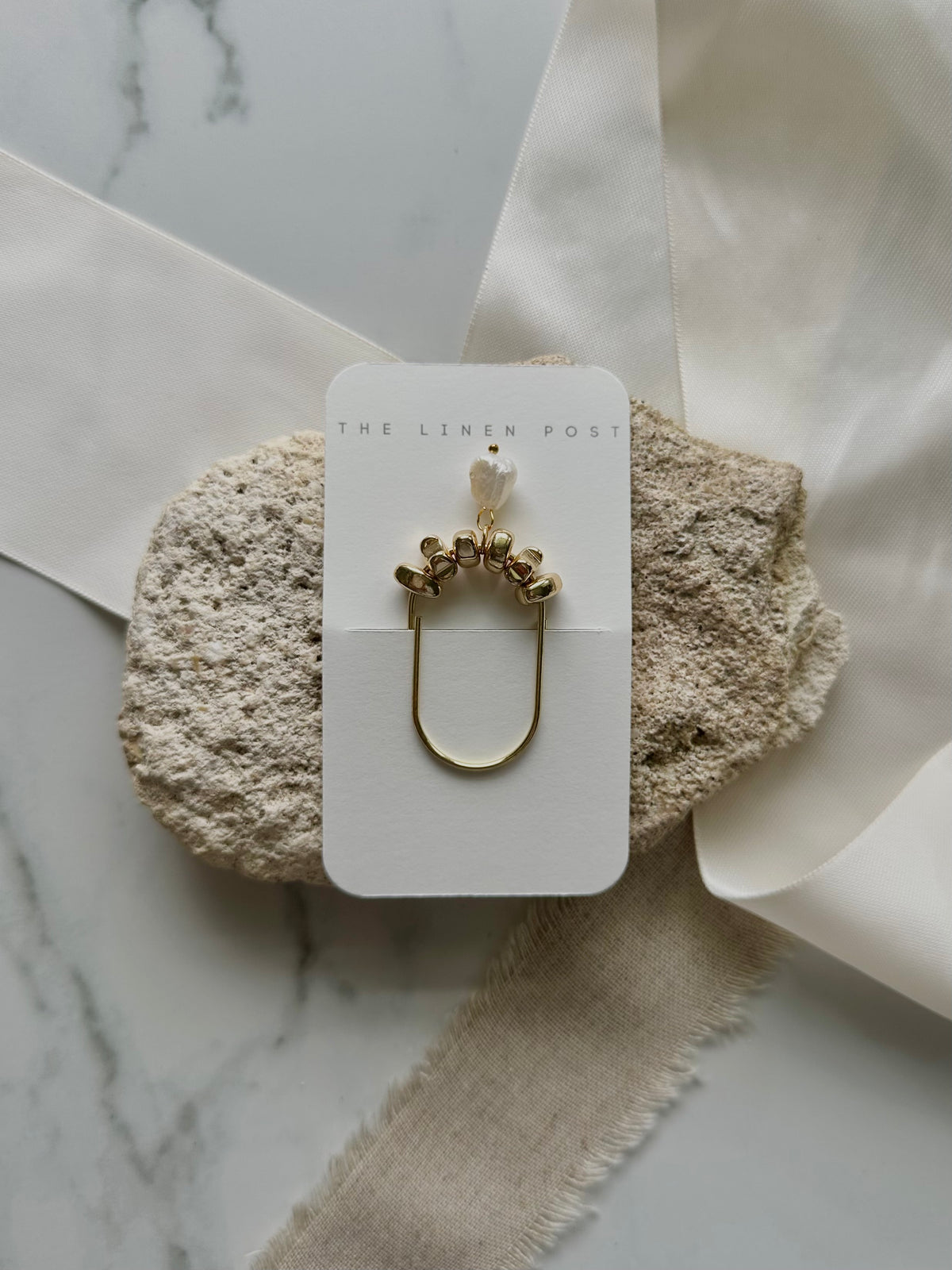 Pearl & Gold Planner Clip