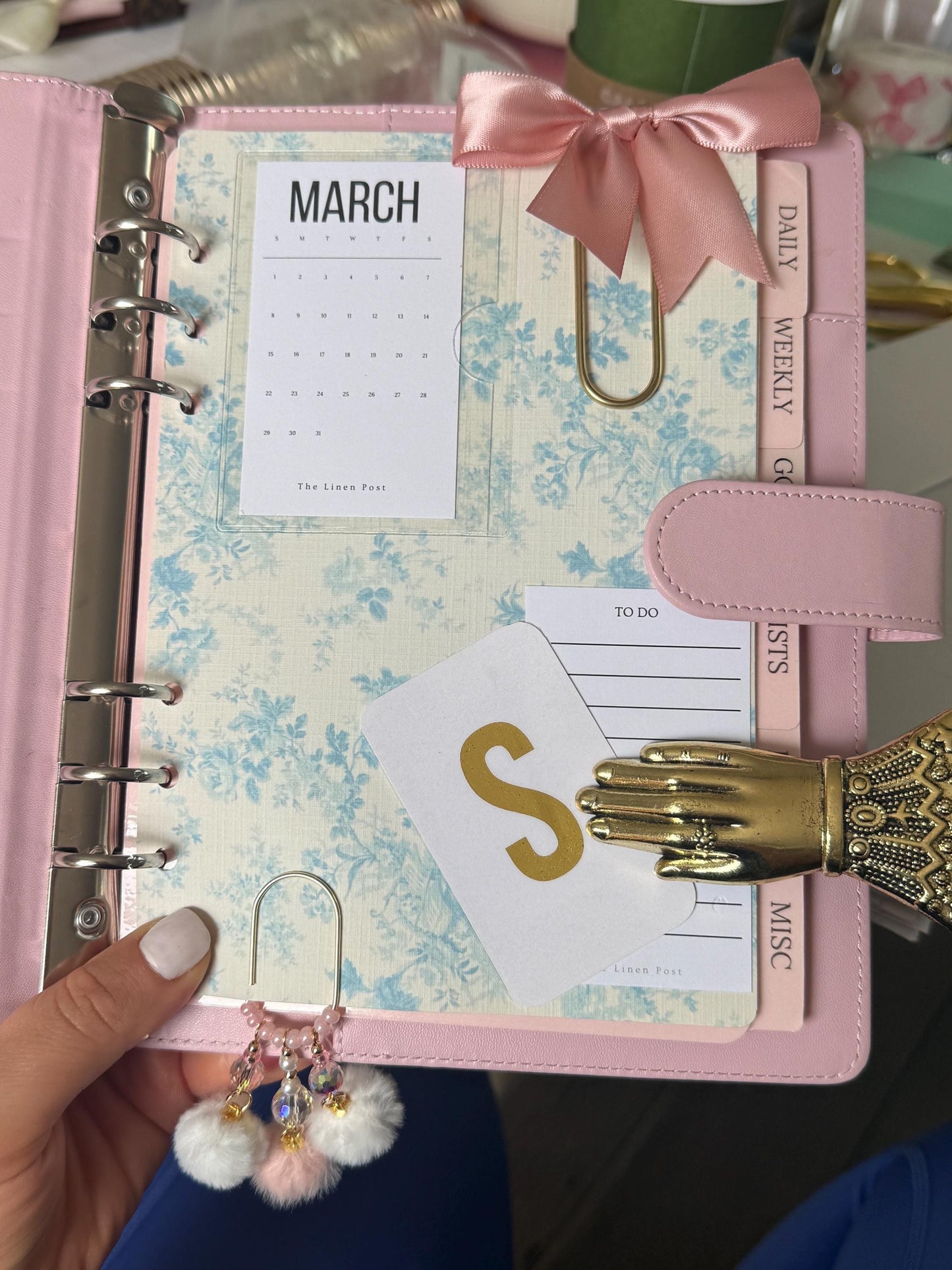 Planner Pocket Stickers, (Fits Business Cards, Set of 2)