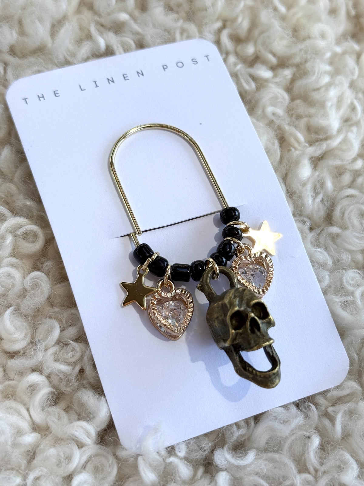 Halloween Skull Charm Planner Clip