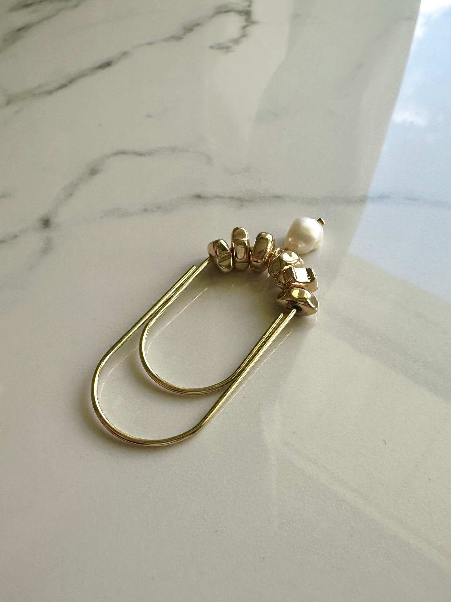 Pearl & Gold Planner Clip