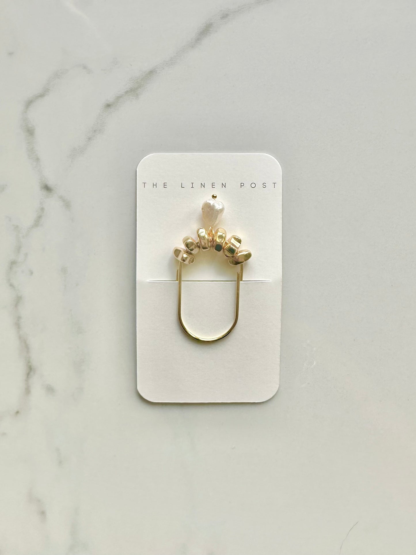 Pearl & Gold Planner Clip