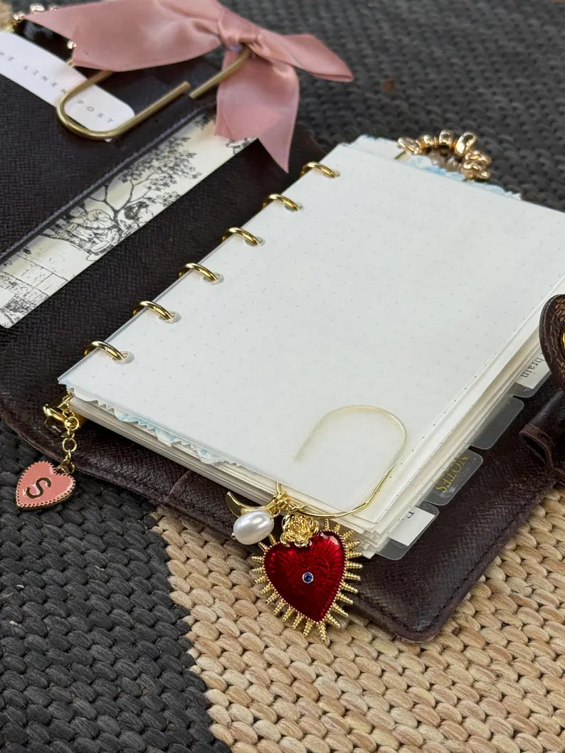 Sacred Heart Planner Clip