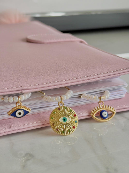 Medallion Evil Eye Clip Trio