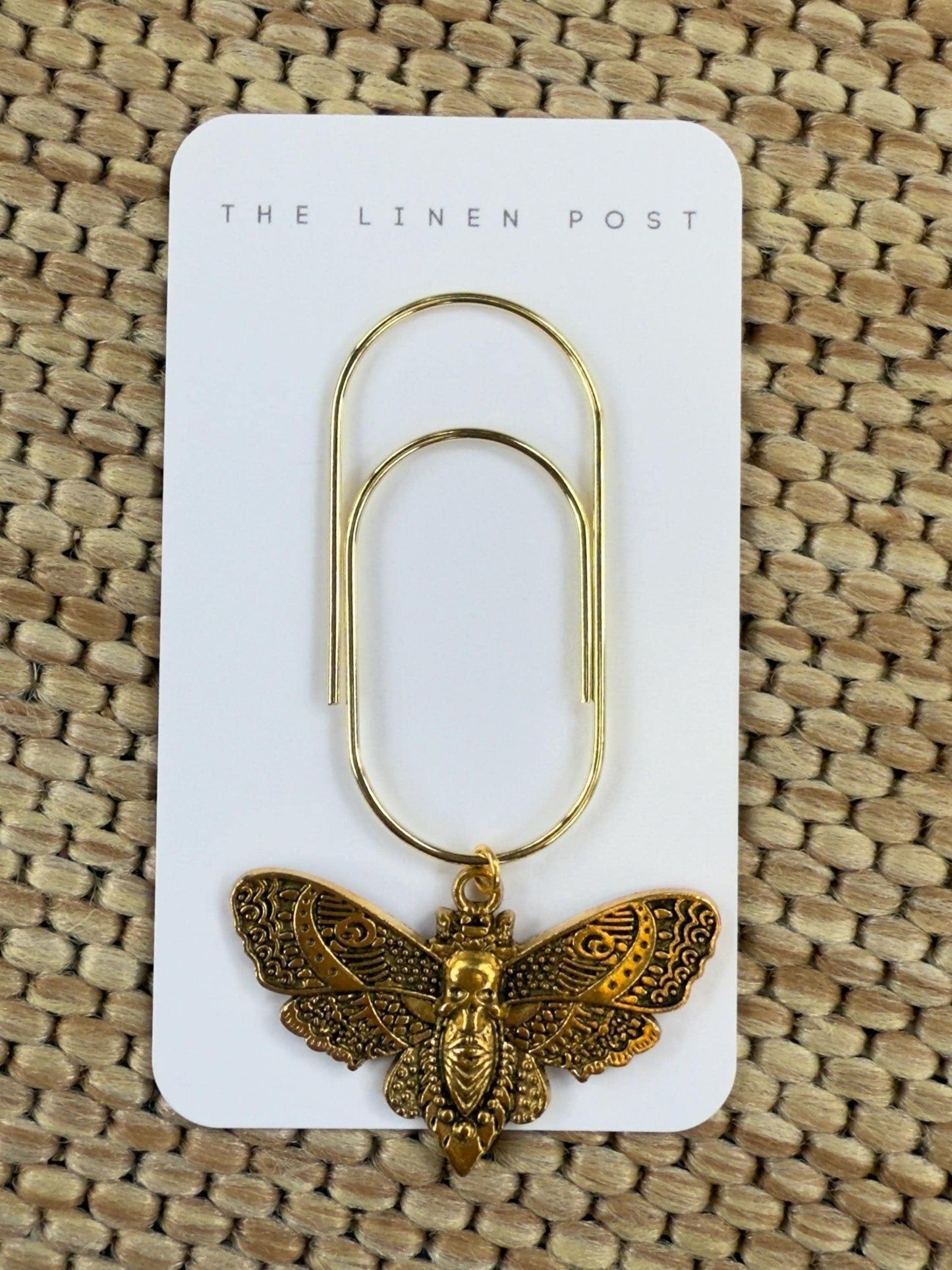 Halloween Planner Paper Clip | October Gold Bookmark for Journal | Accessories | Cute Adorable Planning Accessory | Book Fall Charm