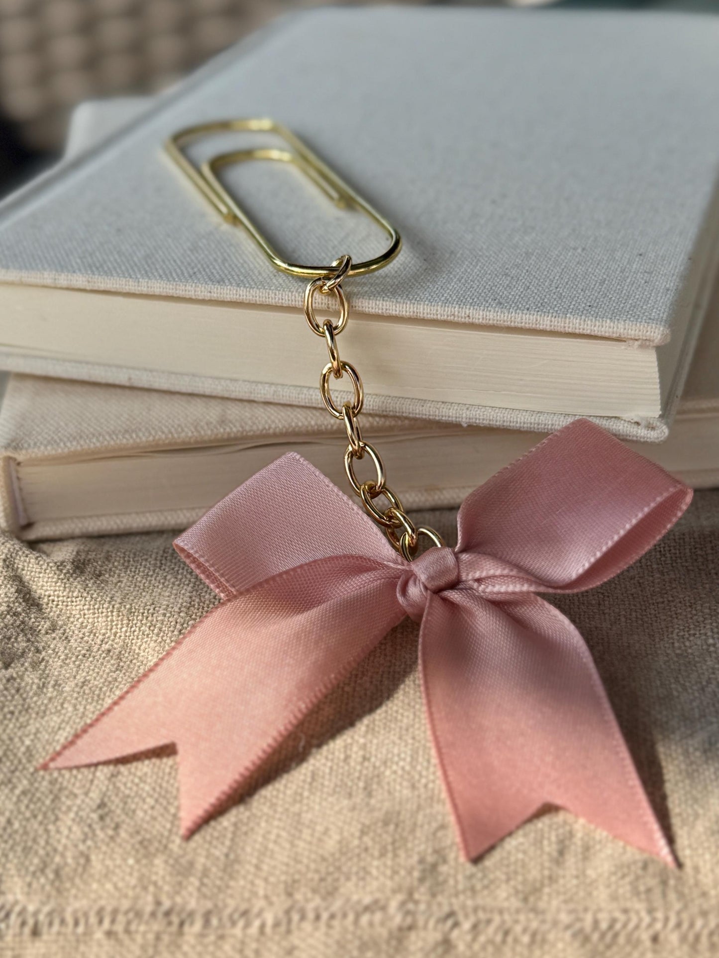 Bow Planner Paper Clip Jumbo Bookmark for Journal  Accessories  Planning Accessory Book Placeholder for girly book mark Bow decor Coquette