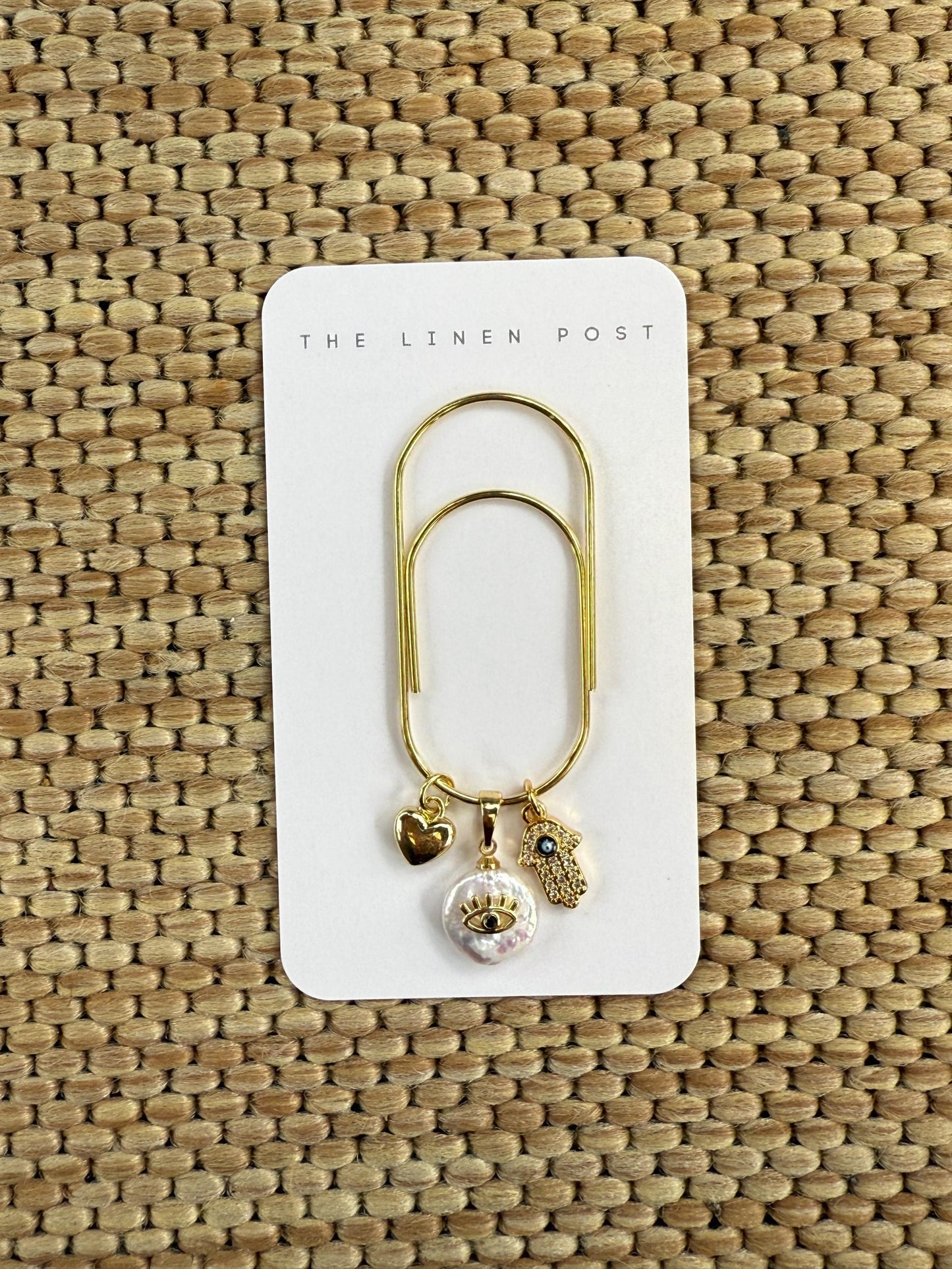 Planner Paper Clip | Evil Eye Bookmark for Journal | Accessories | Cute Adorable Planning Accessory | Book Placeholder Charm Hamsa Bookmark
