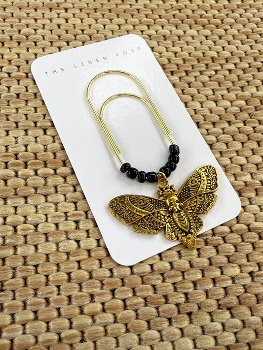 October Moth Planner Clip