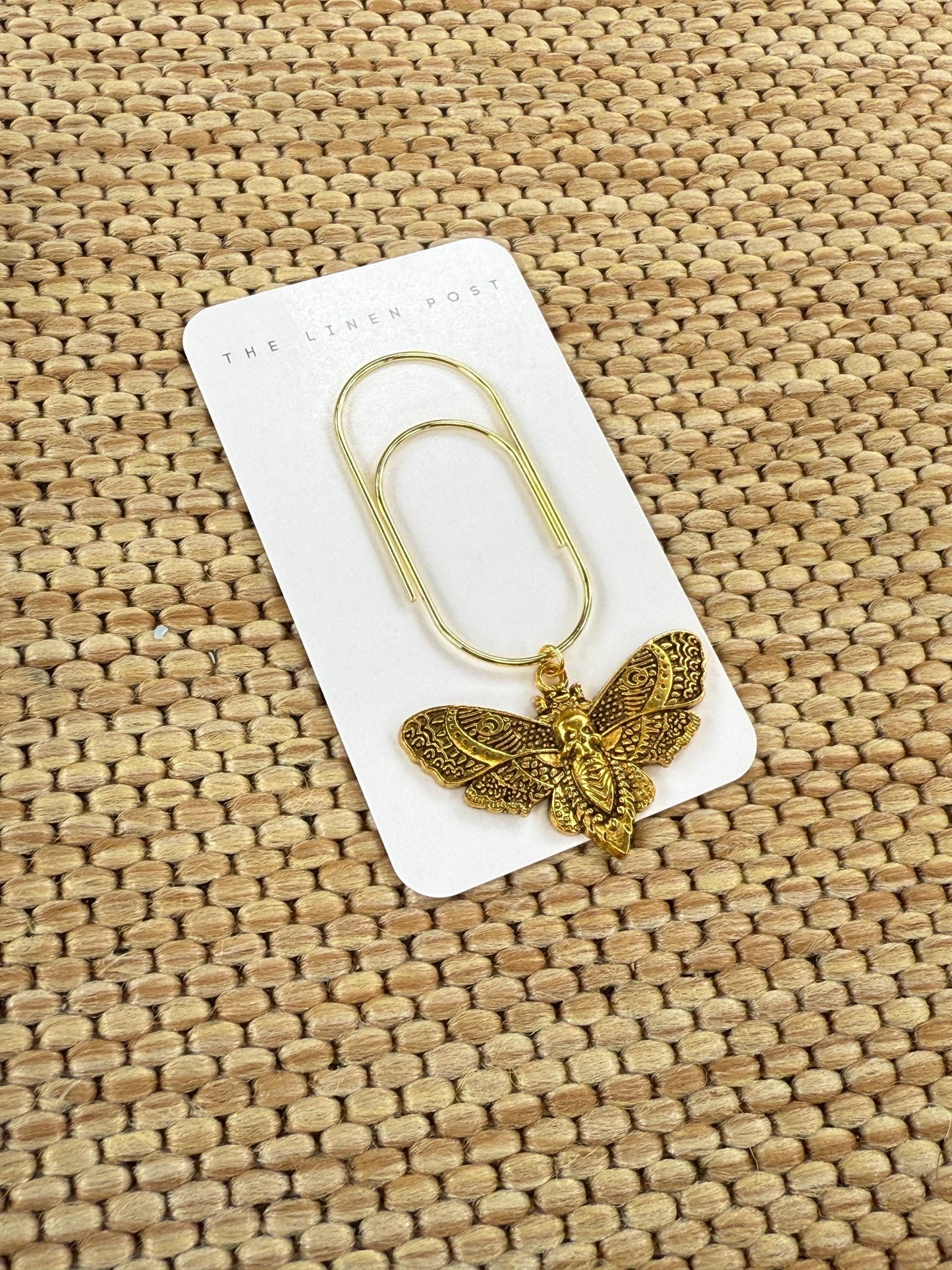 Halloween Planner Paper Clip | October Gold Bookmark for Journal | Accessories | Cute Adorable Planning Accessory | Book Fall Charm