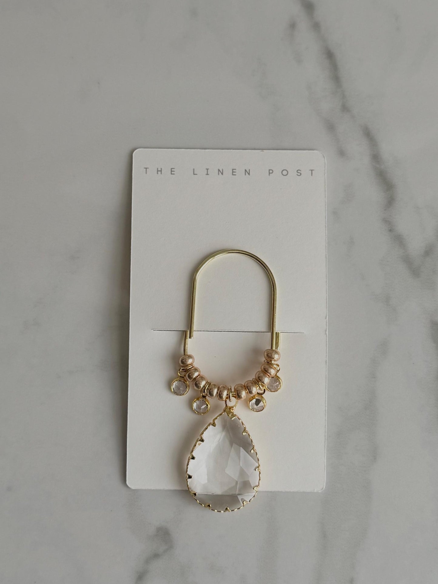 Planner Paper Clip | Diamond CZ Gold Plated Bookmark for Journal | Accessories | Cute Adorable Planning Accessory | Book Placeholder Charm