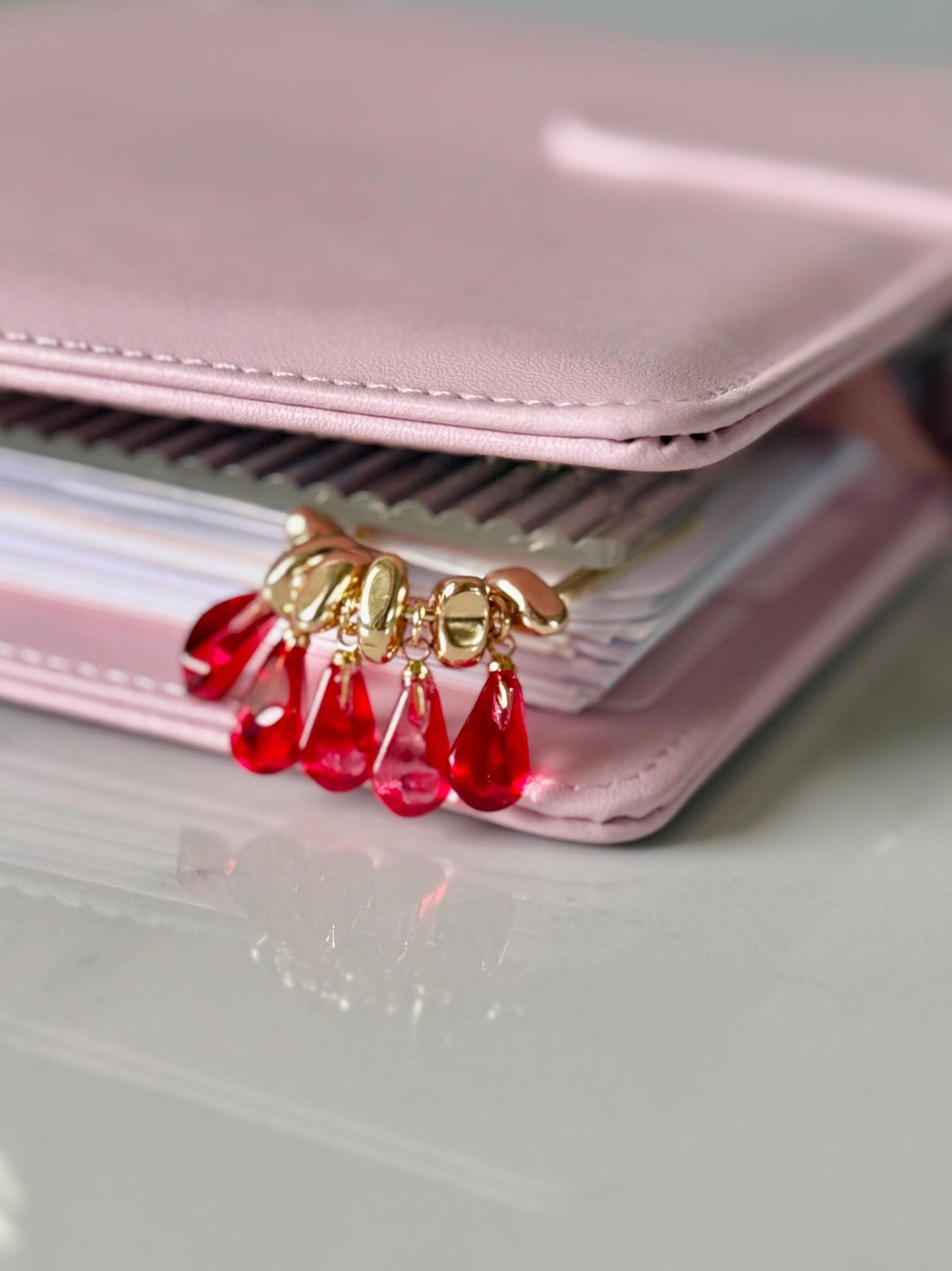 Planner Paper Clip Pomegranate Bookmark Charm for Journal Accessories for Planner Cute Adorable Planning Accessory Fruit Charm
