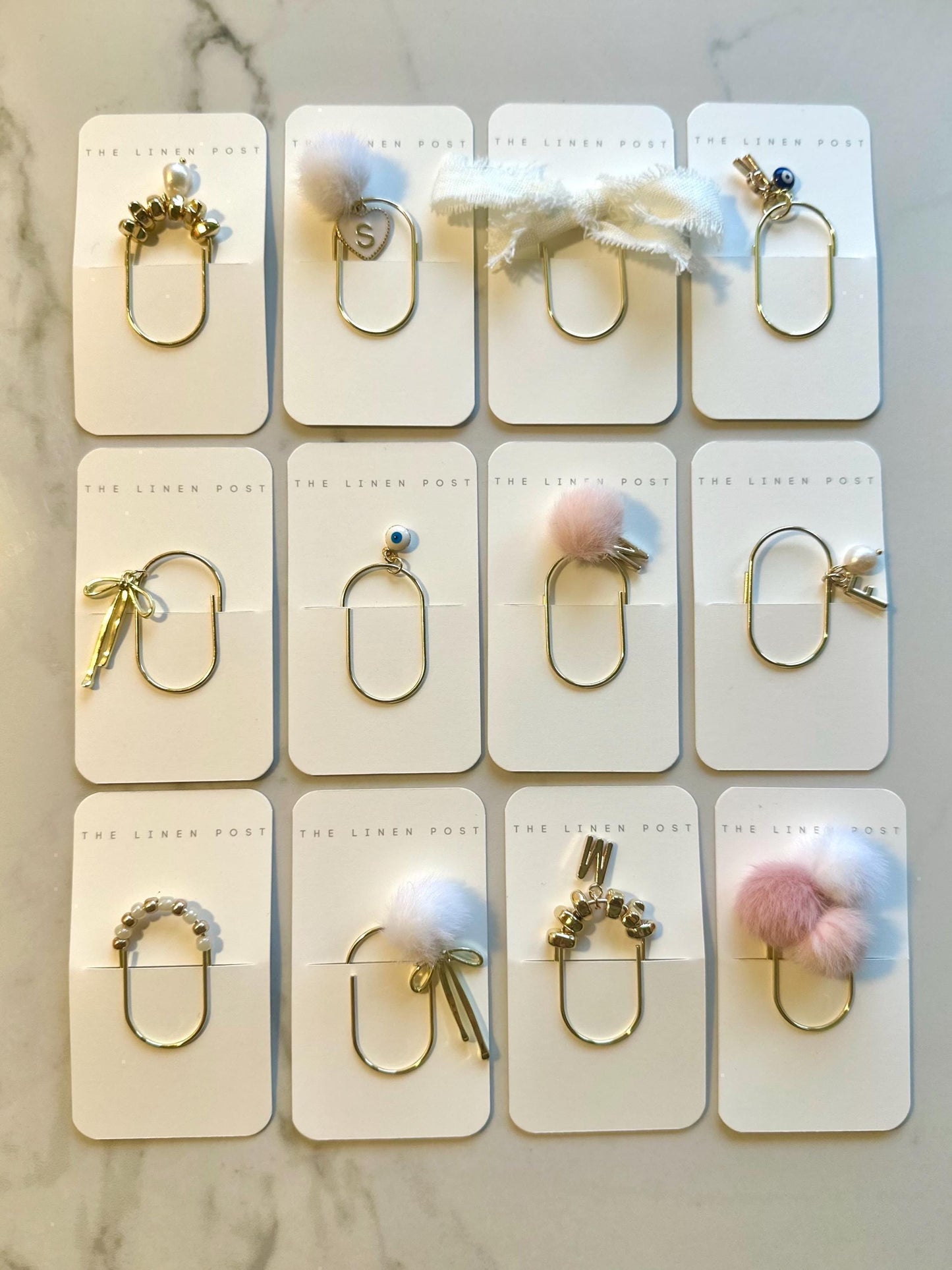 Pink Planner Paper Clip Girly Bookmark for Journal | Accessories | Cute Adorable Planning Accessory Gold Plated Book Charm Journal Charm