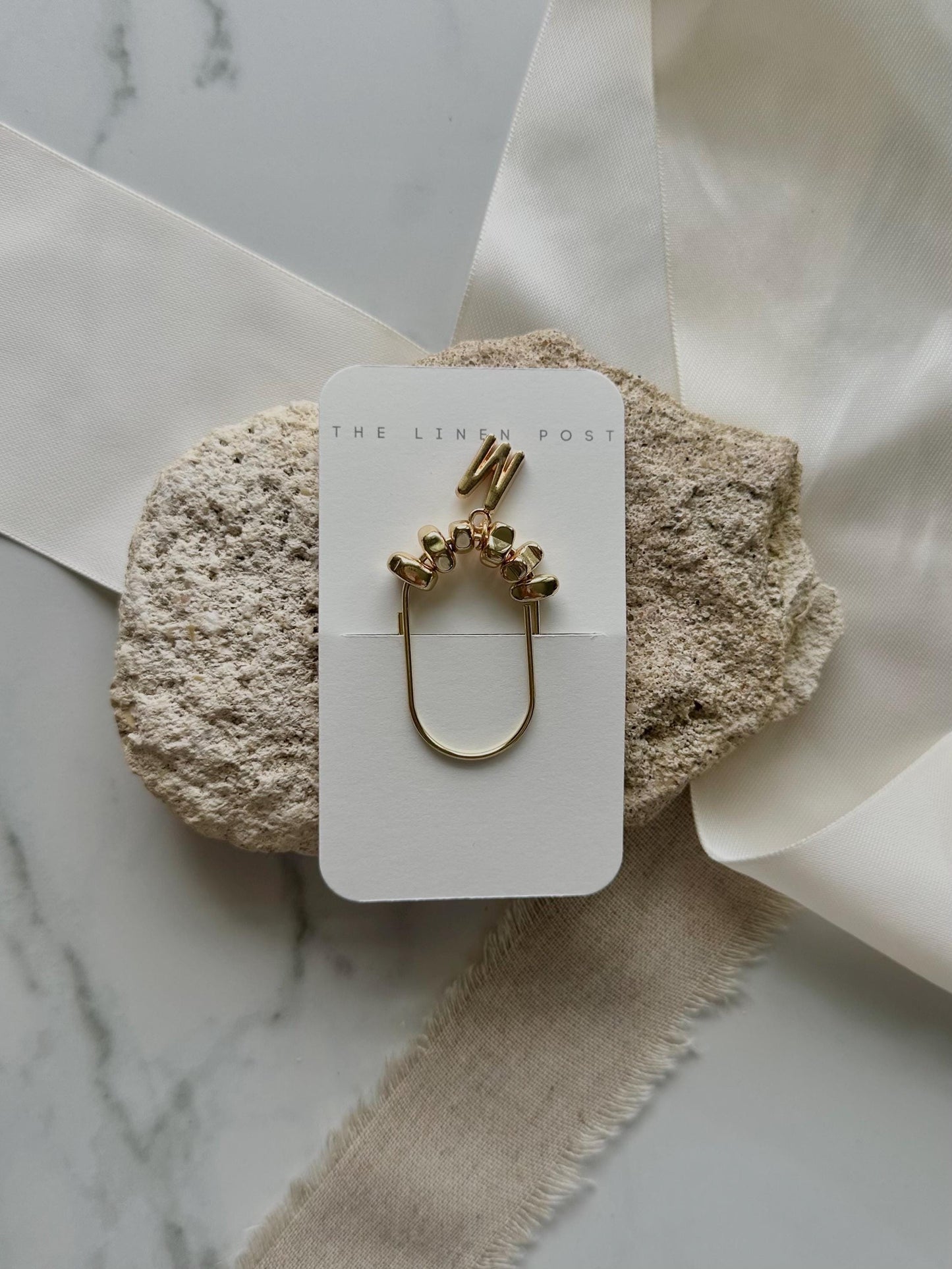Planner Paper Clip | Initial Gold Bookmark for Journal | Accessories | Cute Adorable Planning Accessory | Book Placeholder Charm |