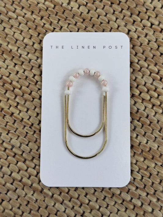 Pastel Beaded Planner Clip