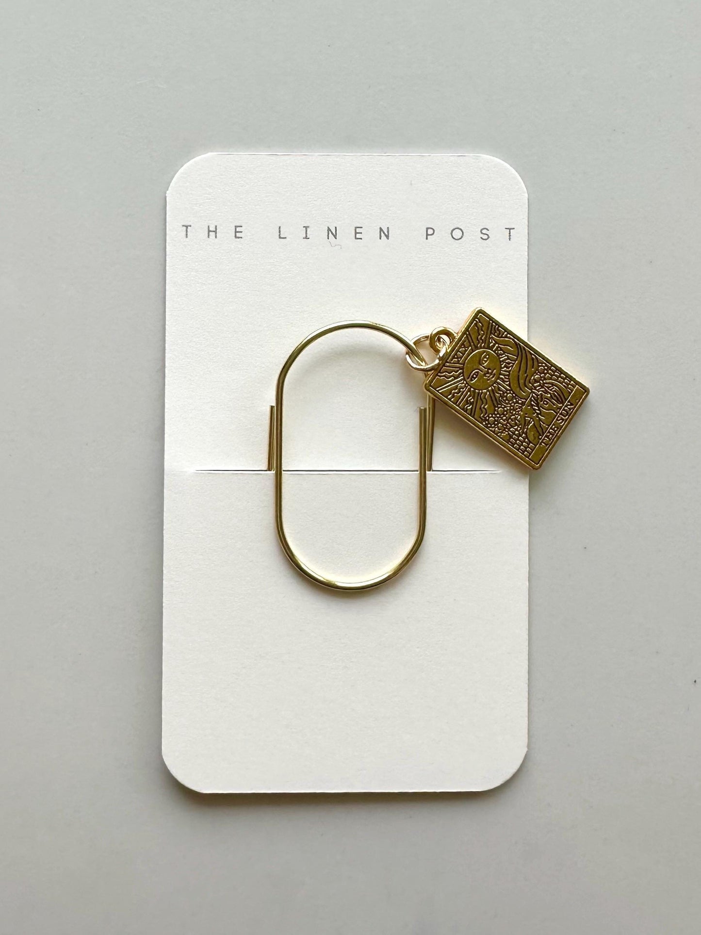 Planner Paper Clip | Gold Halloween Bookmark for Journal | Accessories | Cute Tarot Card Planning Accessory | Book Placeholder Charm