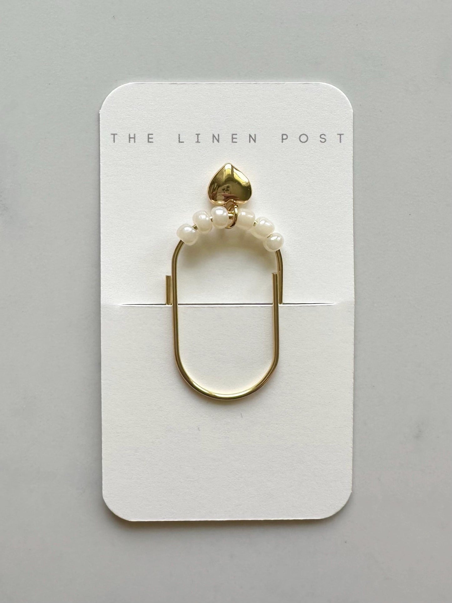 Planner Paper Clip | Gold Plated Heart Bookmark for Journal | Accessories | Cute Adorable Planning Accessory | Book Placeholder Charm