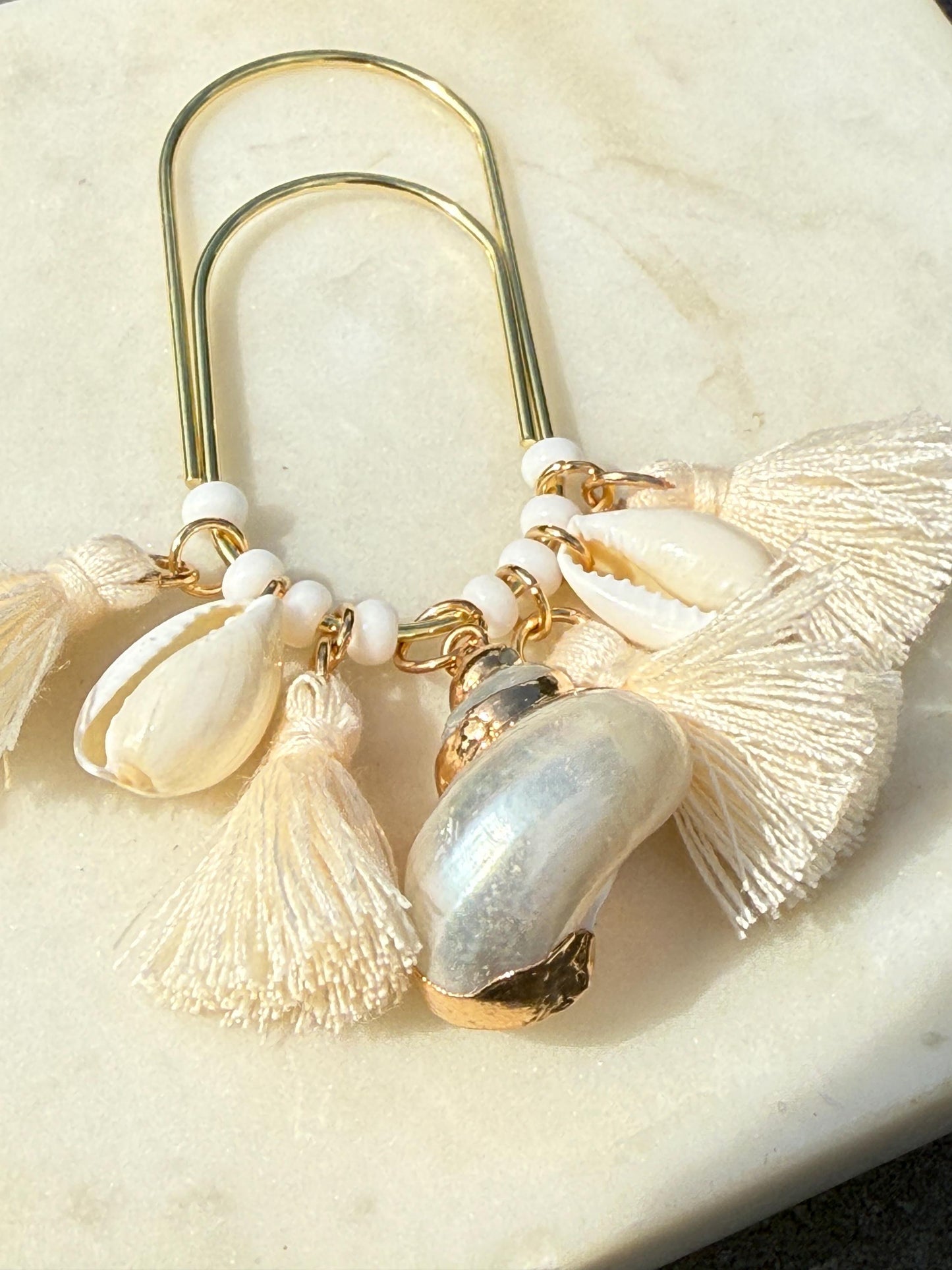 Planner Paper Clip Summer Bookmark Charm for Journal Accessories for Planner Cute Adorable Planning Accessory Seashell Charm