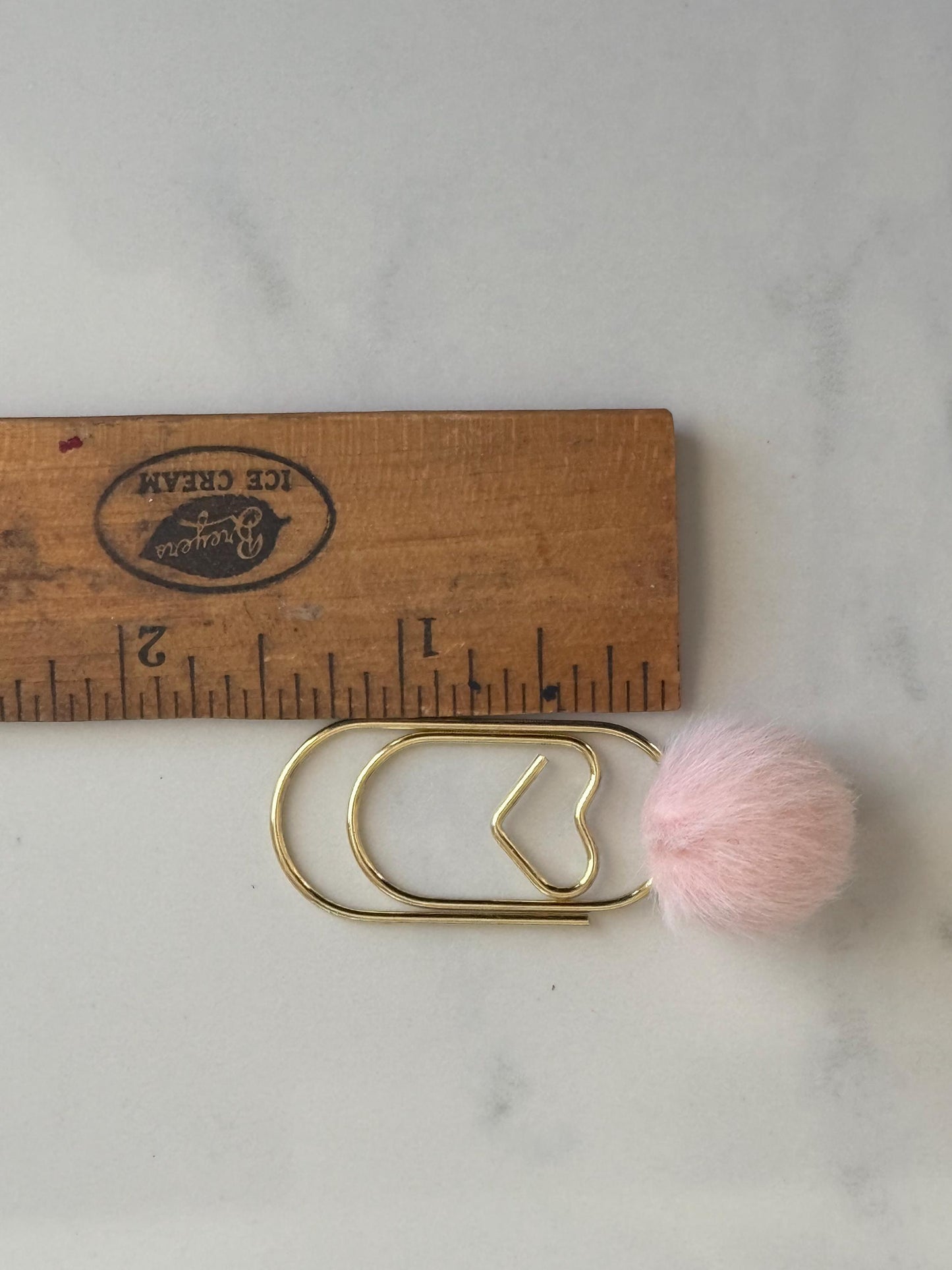 Valentines day Planner Accessory for Journal Planner Paper Clip for Travelers Notebook Paperclip Bookmark with Pom Pom Pink Planner Decor