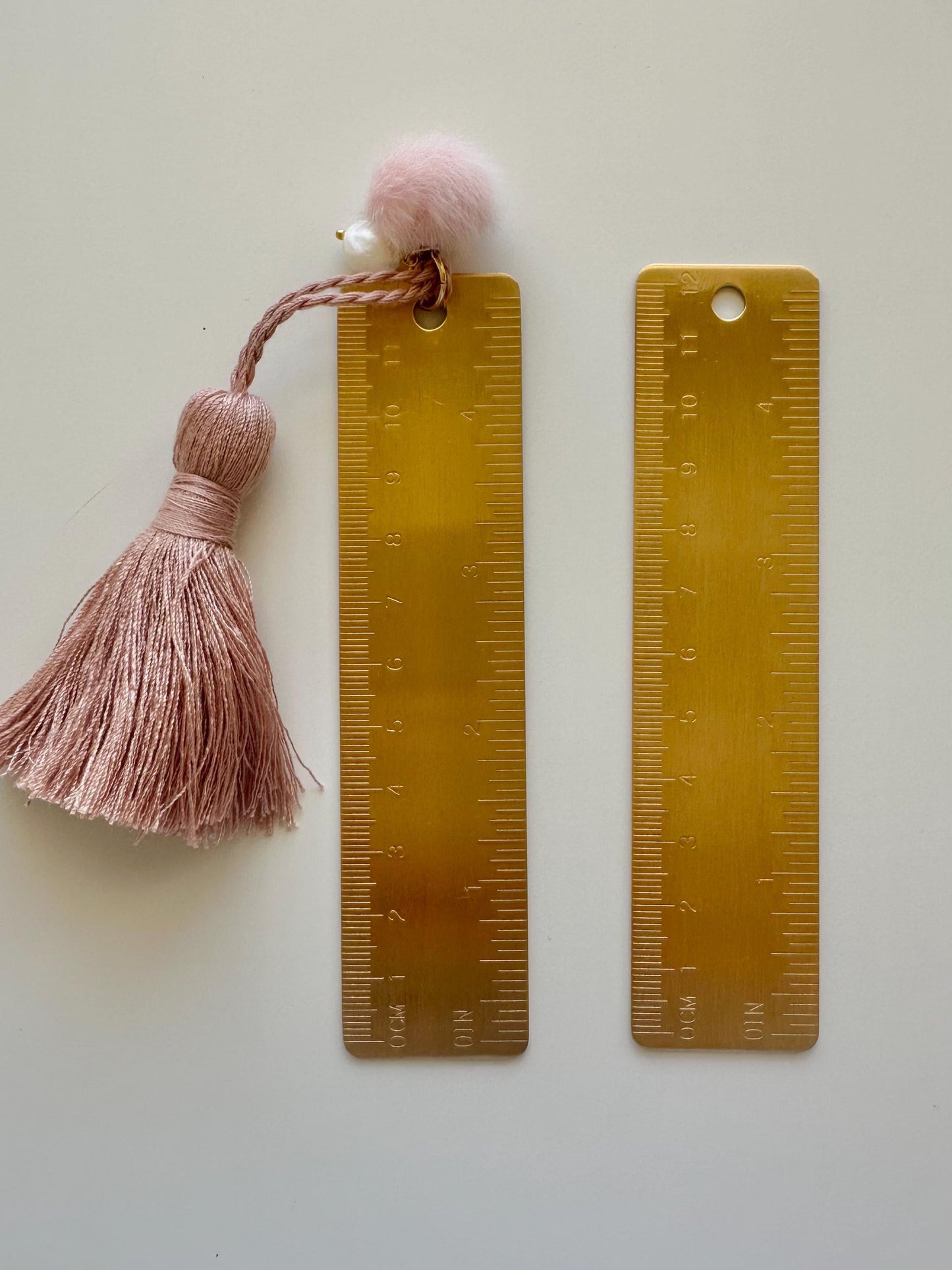Planner Ruler | Mini Ruler Planning Essential | Bookmark Brass Ruler | Metal Planner Accesory | Cute Supplies for School