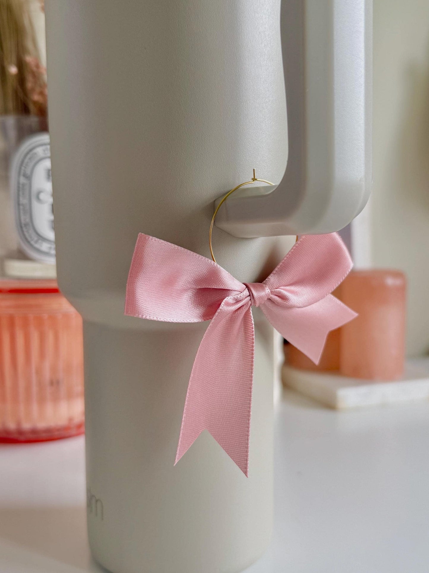 Stanley Accessories Cute Stanley Charm Simple Modern Charm for Tumbler Charms for Water Bottle Accesory Charm for Handle Stanley Cup Bow