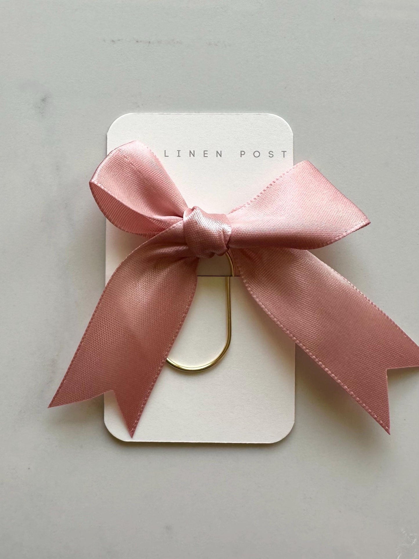 Pink Bow Planner Paper Clip |  Gold Bookmark for Journal | Accessories | Cute Adorable Planning Accessory | Book Placeholder Charm
