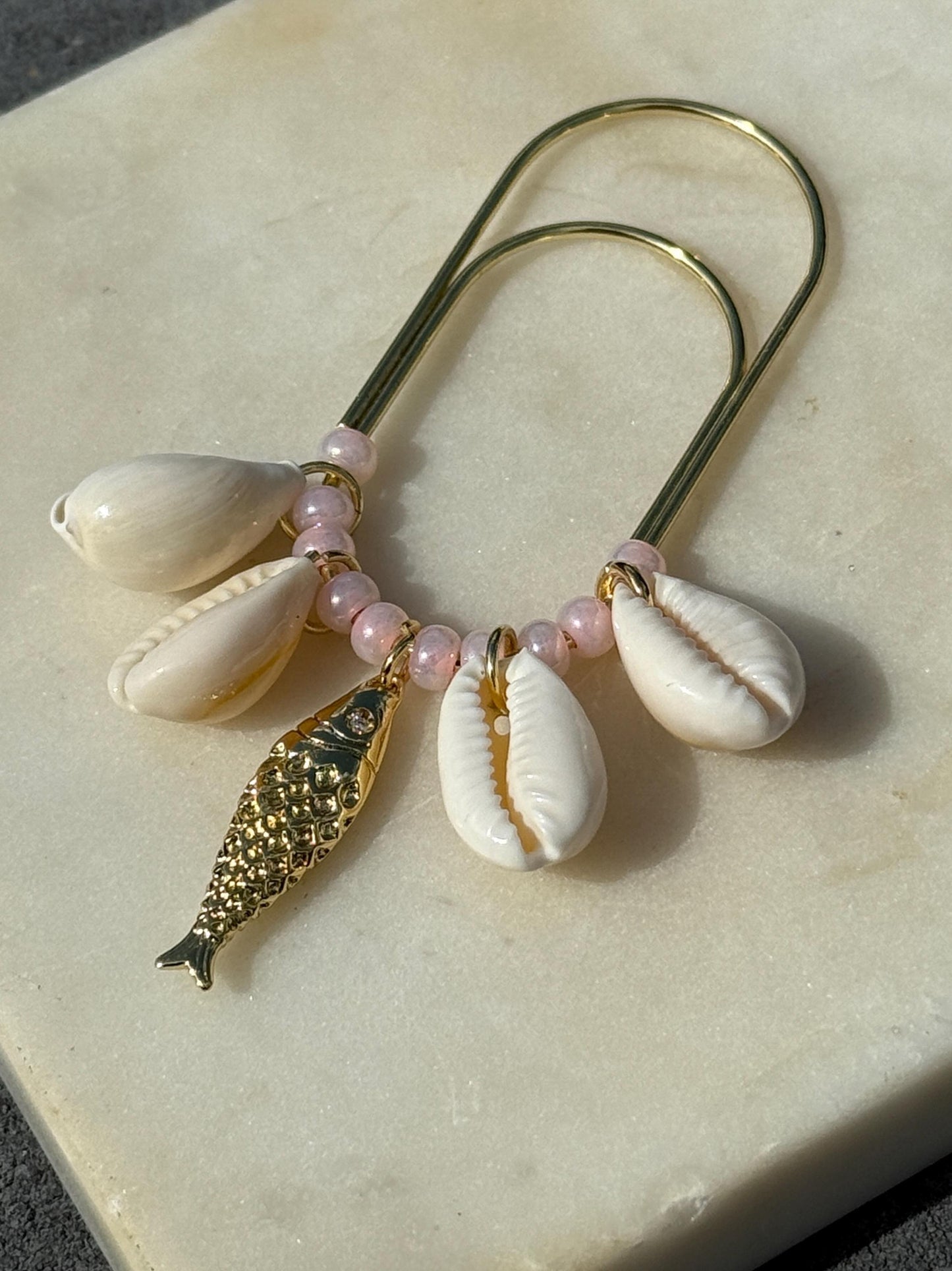 Planner Paper Clip Summer Bookmark Charm for Journal Accessories for Planner Cute Adorable Planning Accessory Seashell Charm