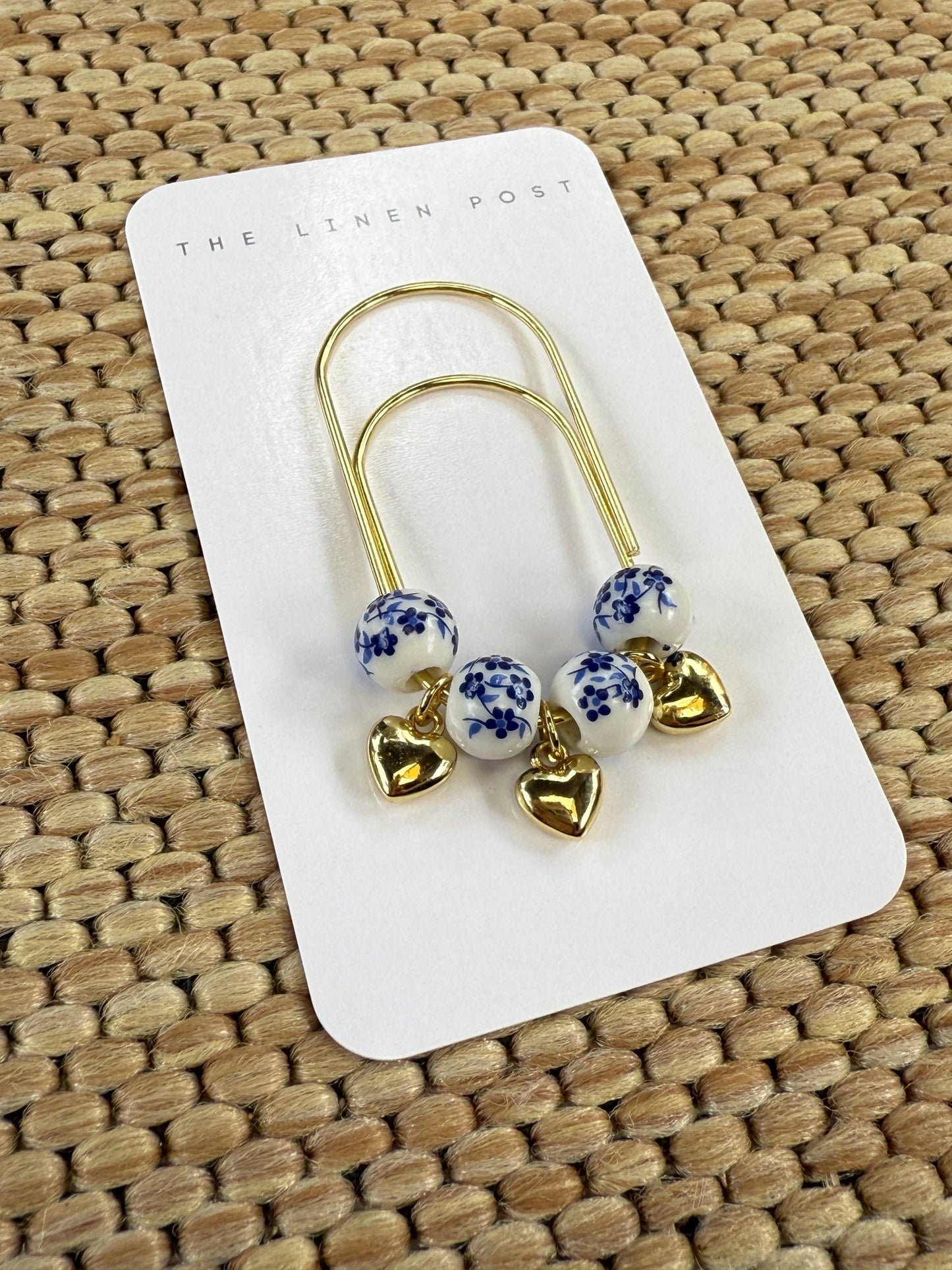 Planner Paper Clip | Gold Plated Heart Bookmark for Journal | Accessories | Cute Adorable Planning Accessory | Book Placeholder Charm