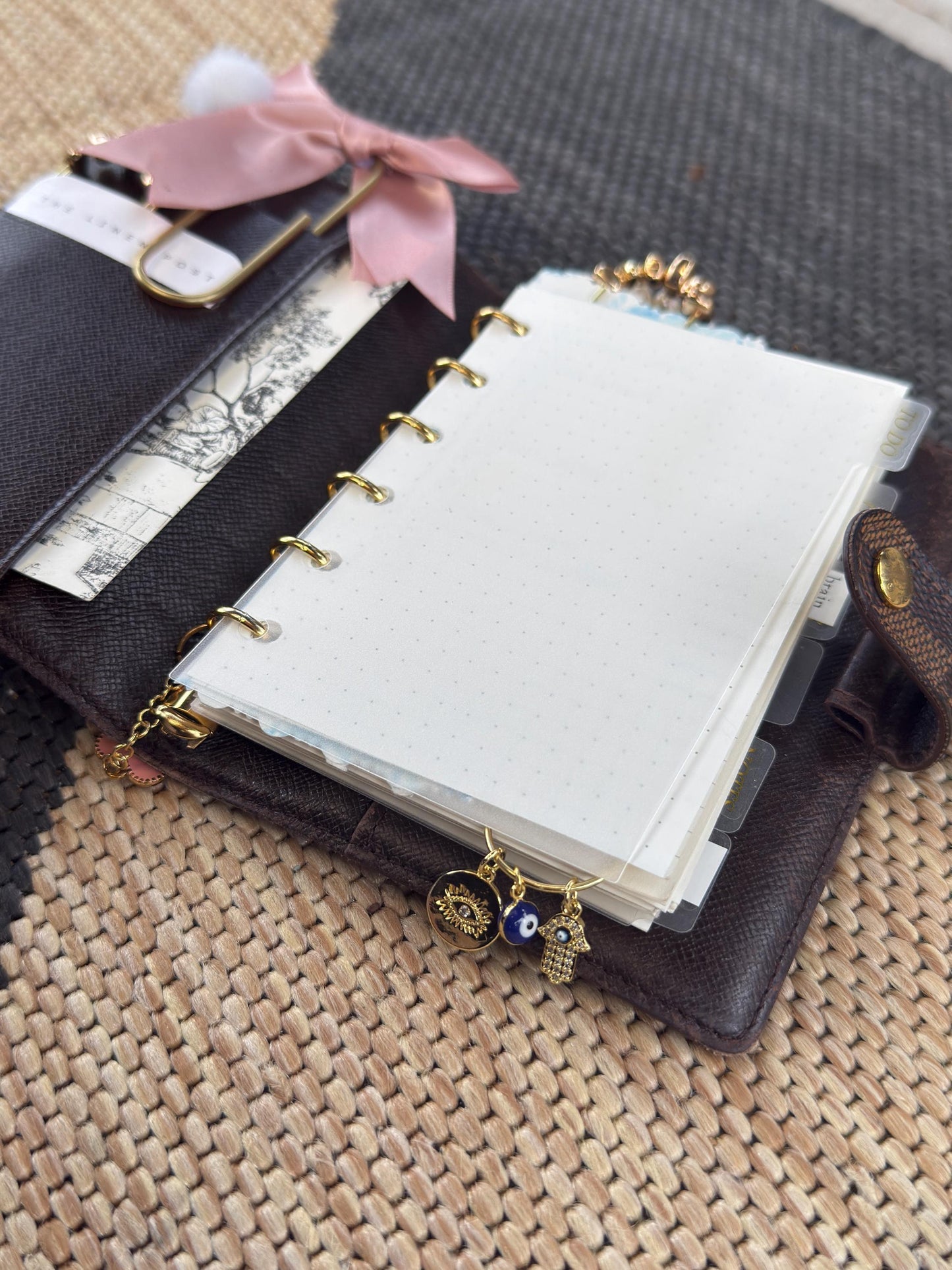 Planner Paper Clip | Evil Eye Bookmark for Journal | Accessories | Cute Adorable Planning Accessory | Book Placeholder Charm Hamsa Bookmark