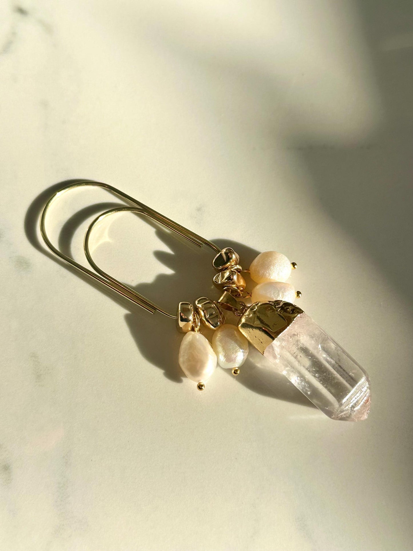 Planner Paper Clip | Crystal and Pearl Bookmark for Journal | Accessories | Cute Adorable Planning Accessory | Book Placeholder Charm | Luxe