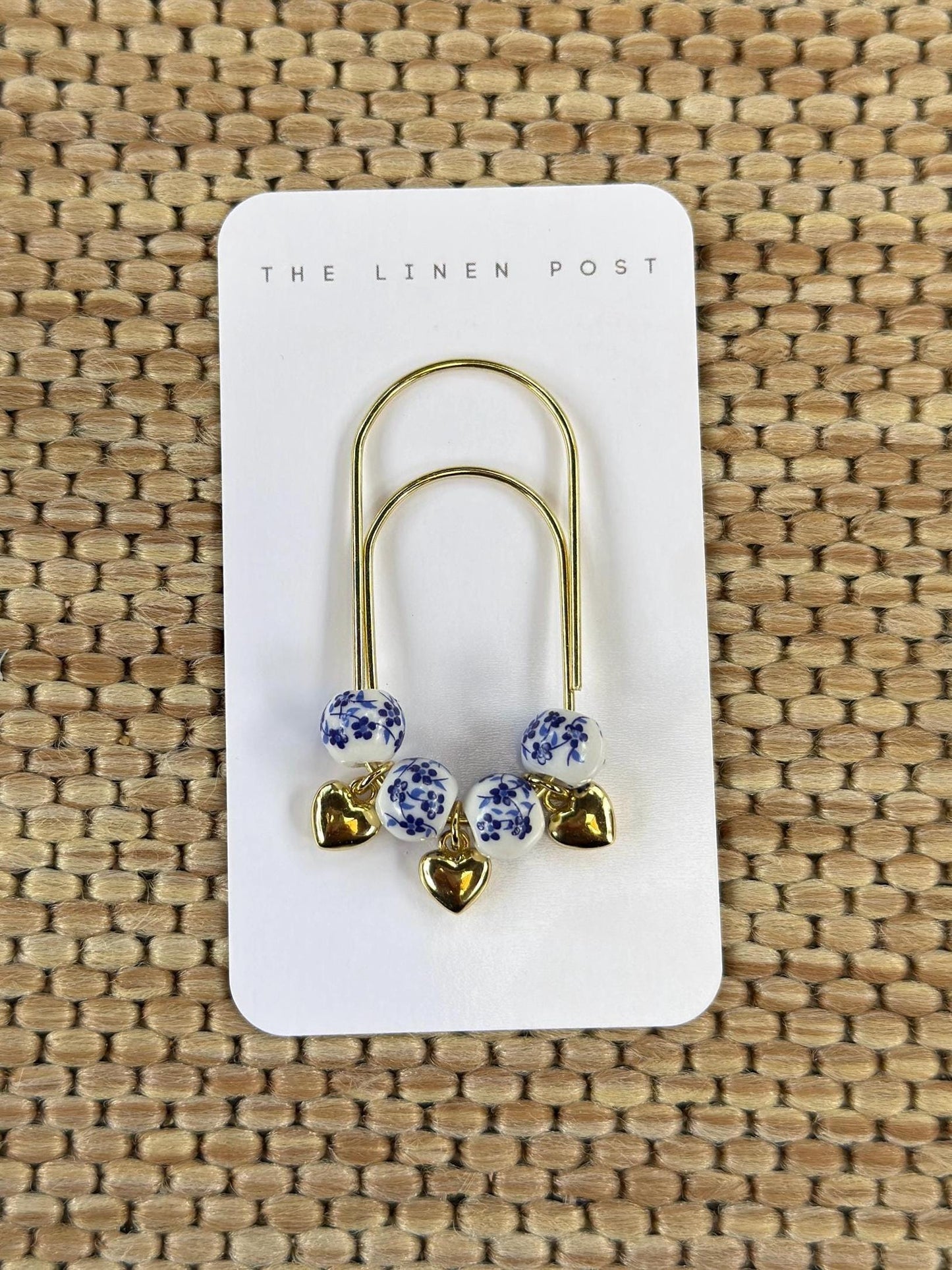 Planner Paper Clip | Gold Plated Heart Bookmark for Journal | Accessories | Cute Adorable Planning Accessory | Book Placeholder Charm