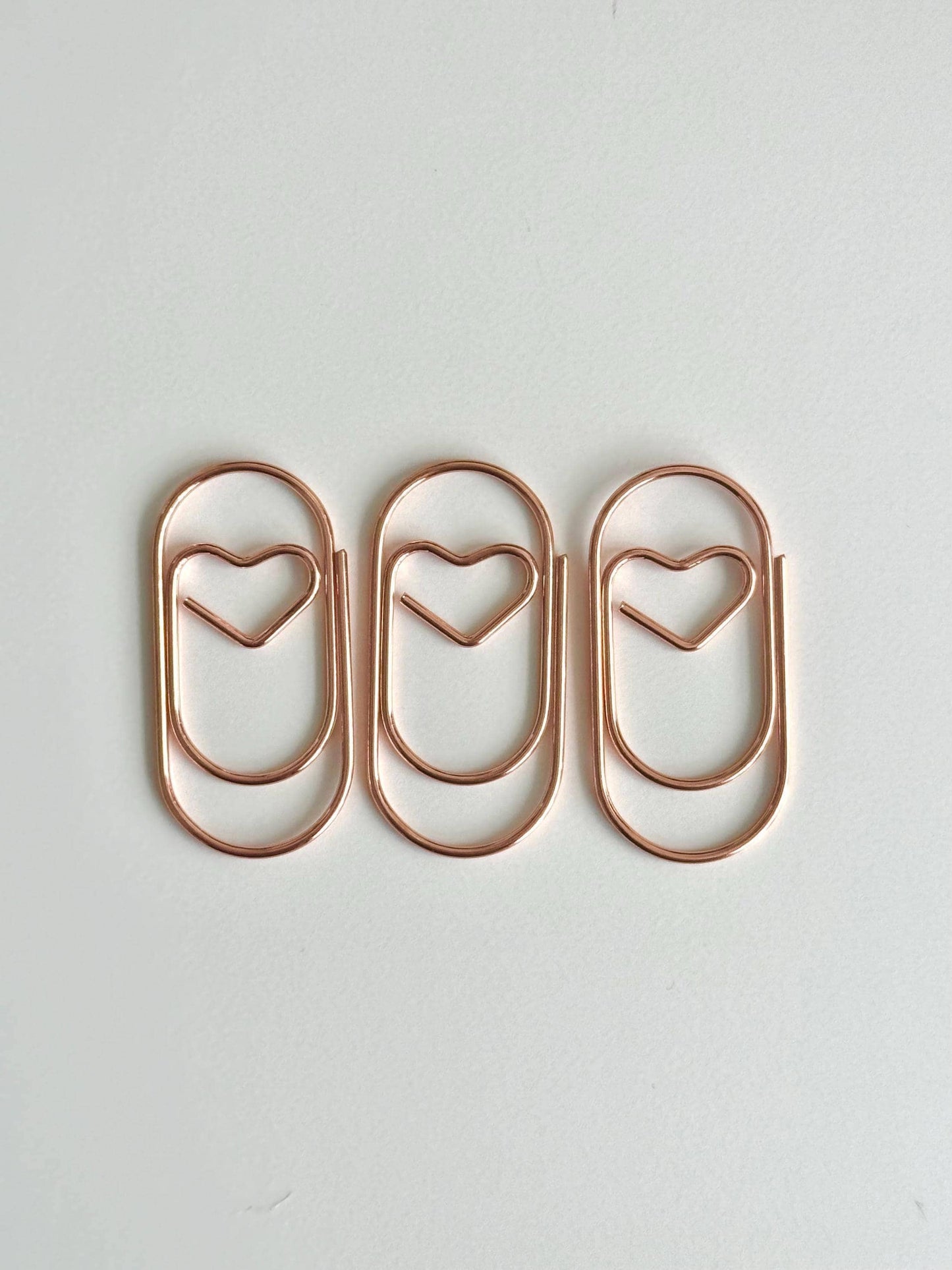 Jumbo Heart Paper Clip For Planner Clip For Notebook Large Paperclip For Bookmark Cute Gold Stationary Planning Accessory For Planner