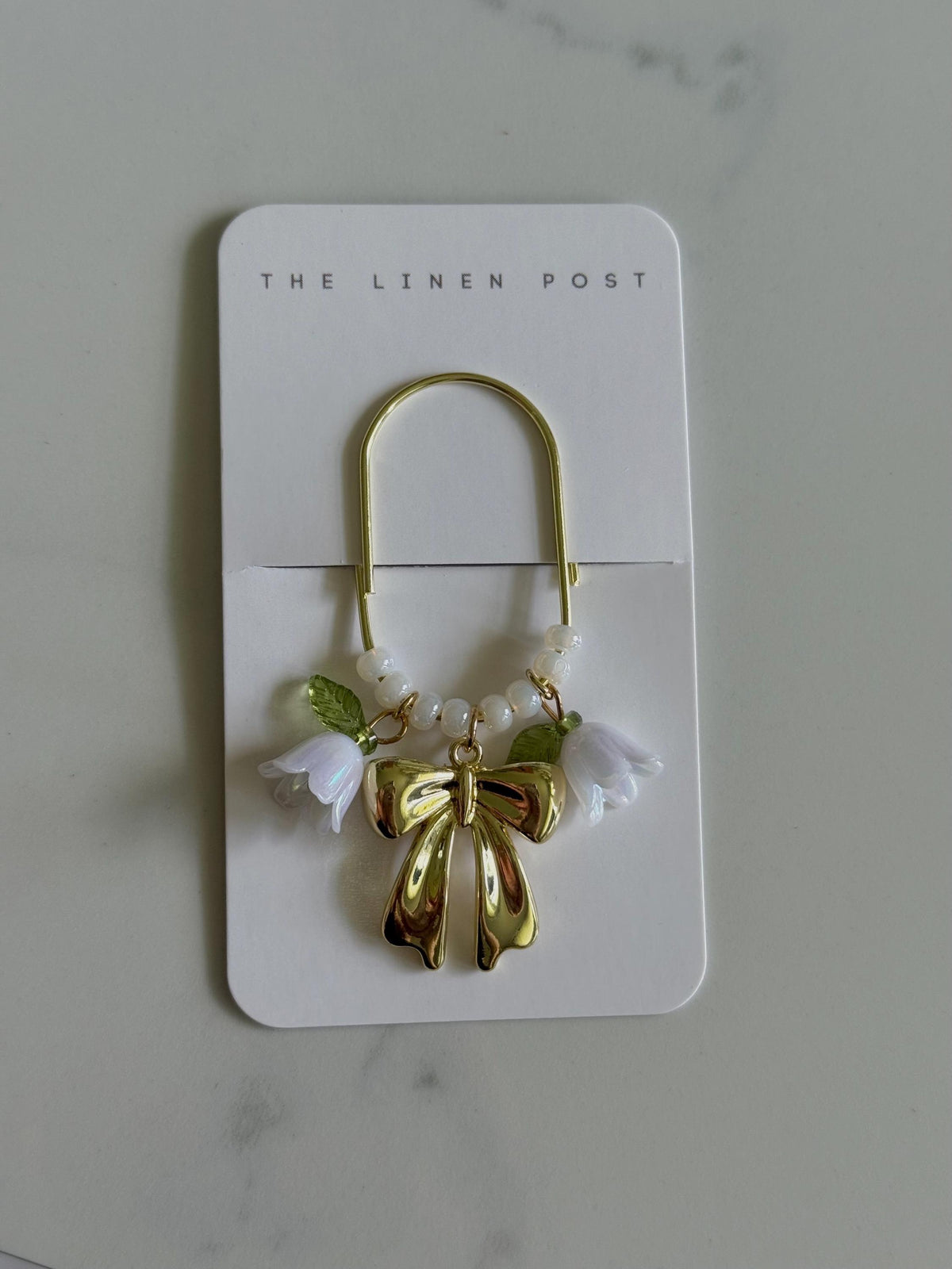 Flower & Bow Planner Clip