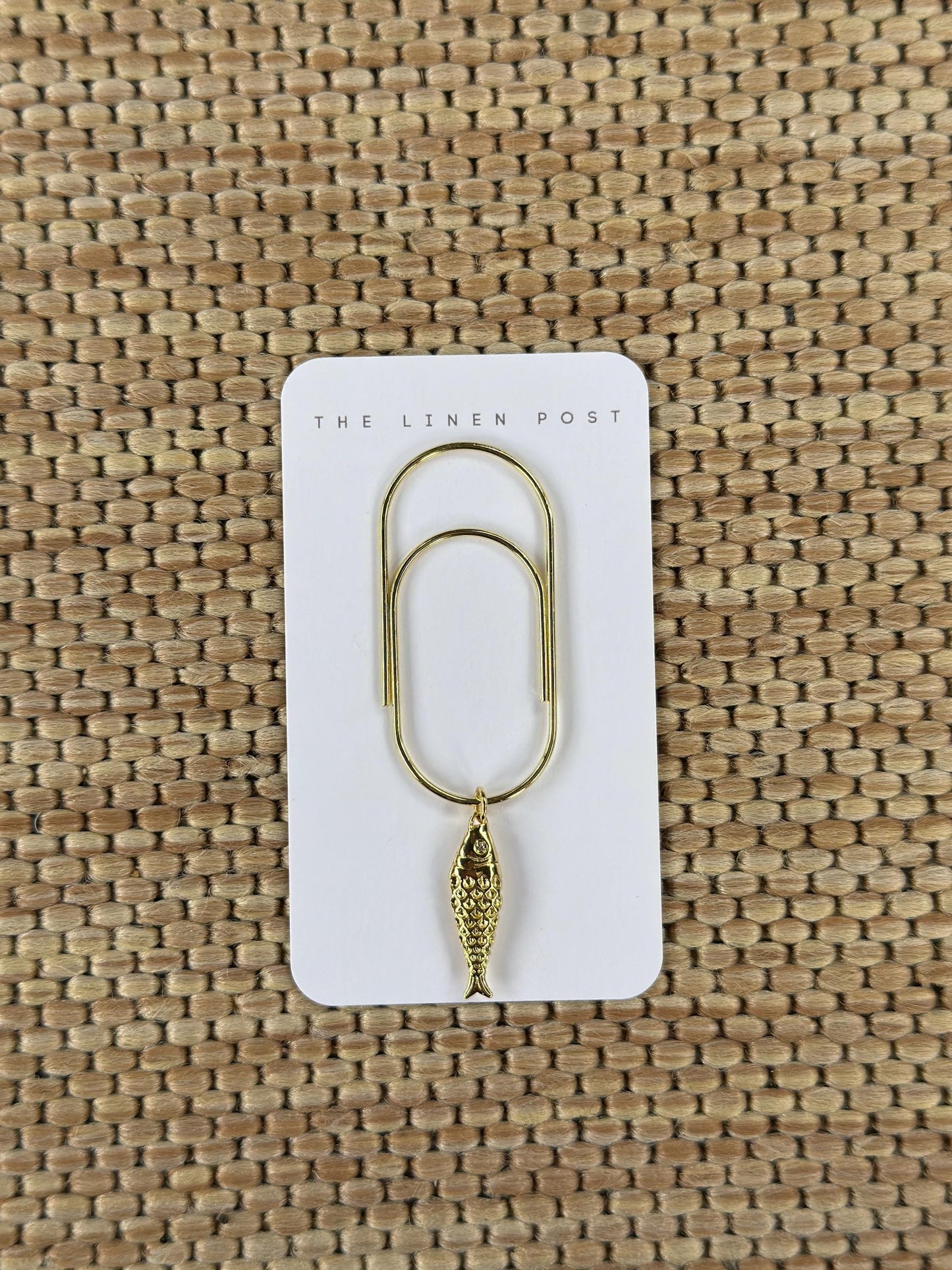 Planner Paper Clip | fish Bookmark for Journal | gold Accessories | Cute  Planning Accessory | Book Placeholder Charm gold bookmark charm