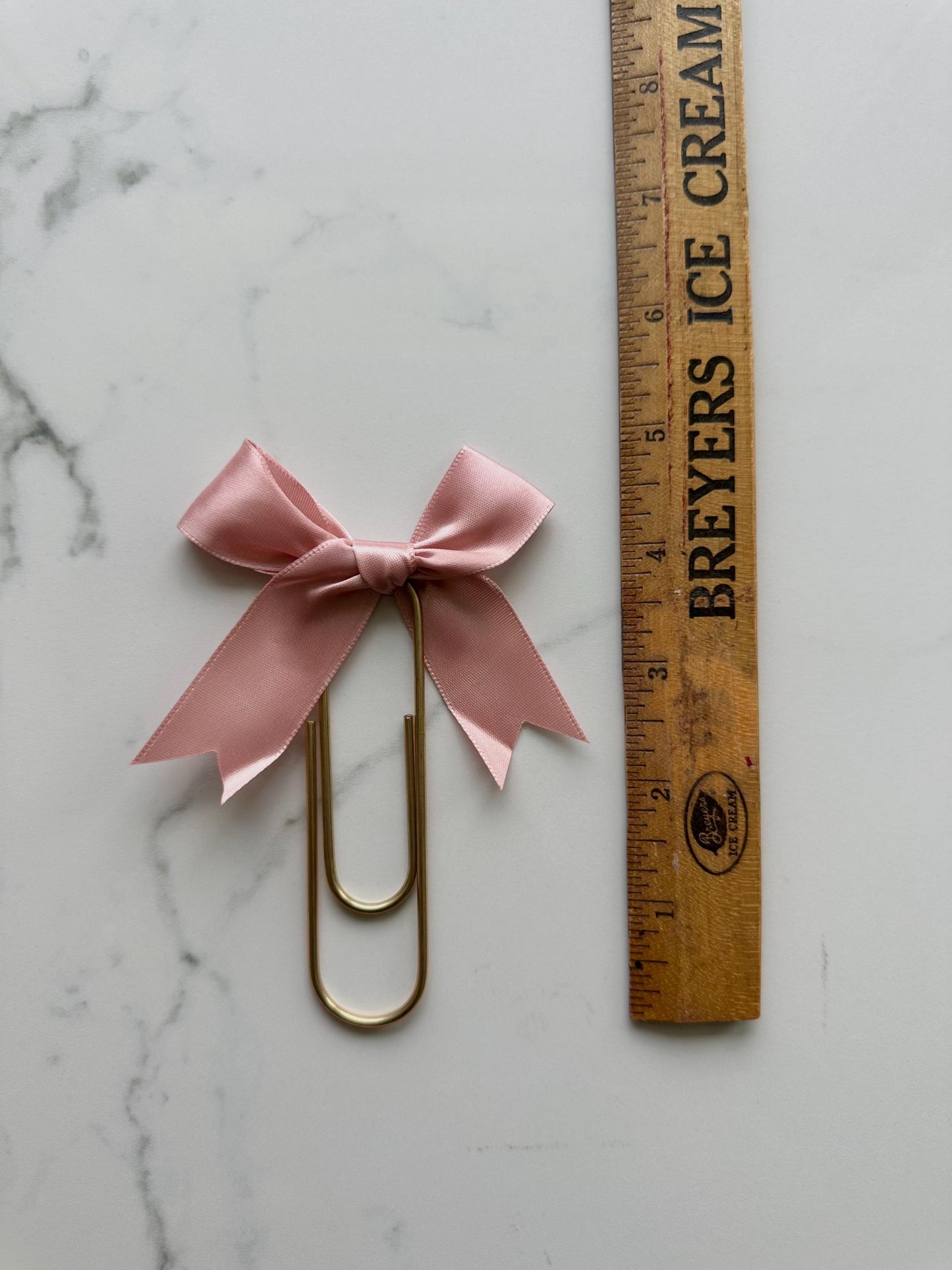 Planner Paper Clip | Jumbo Bow Bookmark for Journal | Gold Planner Accessories | Cute Adorable Planning Accessory | Book Placeholder Ribbon