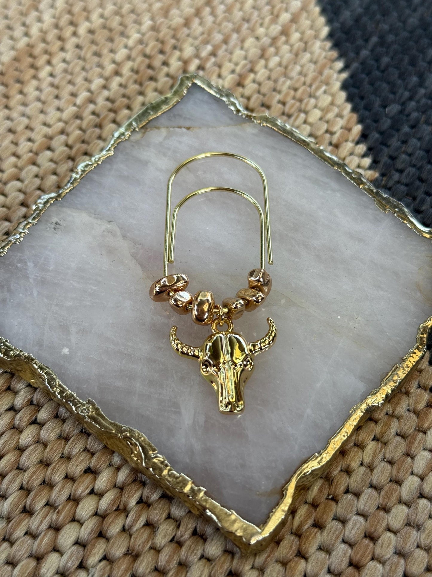 Planner Paper Clip Summer Bookmark Charm for Journal Accessories for Planner Cute Adorable Planning Accessory Book Charm Gold Skull Spooky