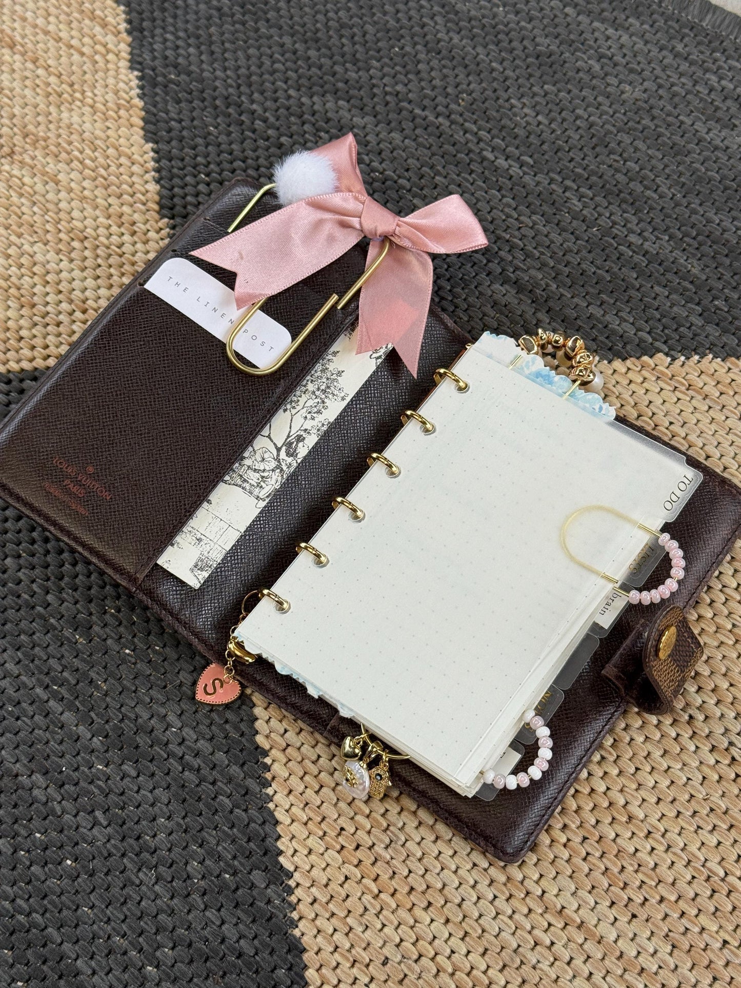 Planner Paper Clip | Beaded Bookmark for Journal | Pink Planner Accessories | Cute Adorable Planning Accessory | Book Jumbo Placeholder