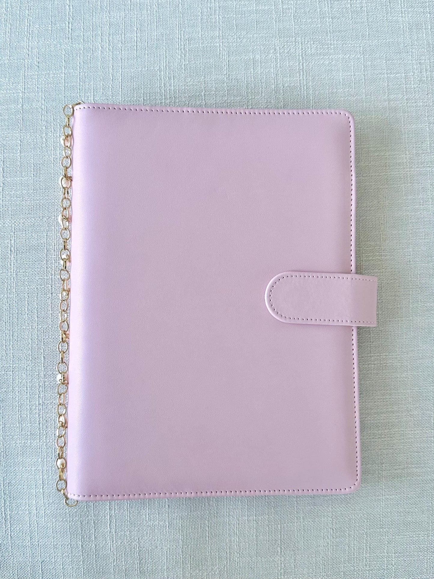 A5 Planner Decoration Accessory | Journal Chain Decor for Planning | Gold and Pearl Planner Chain with Charms | Stationary | Luxe