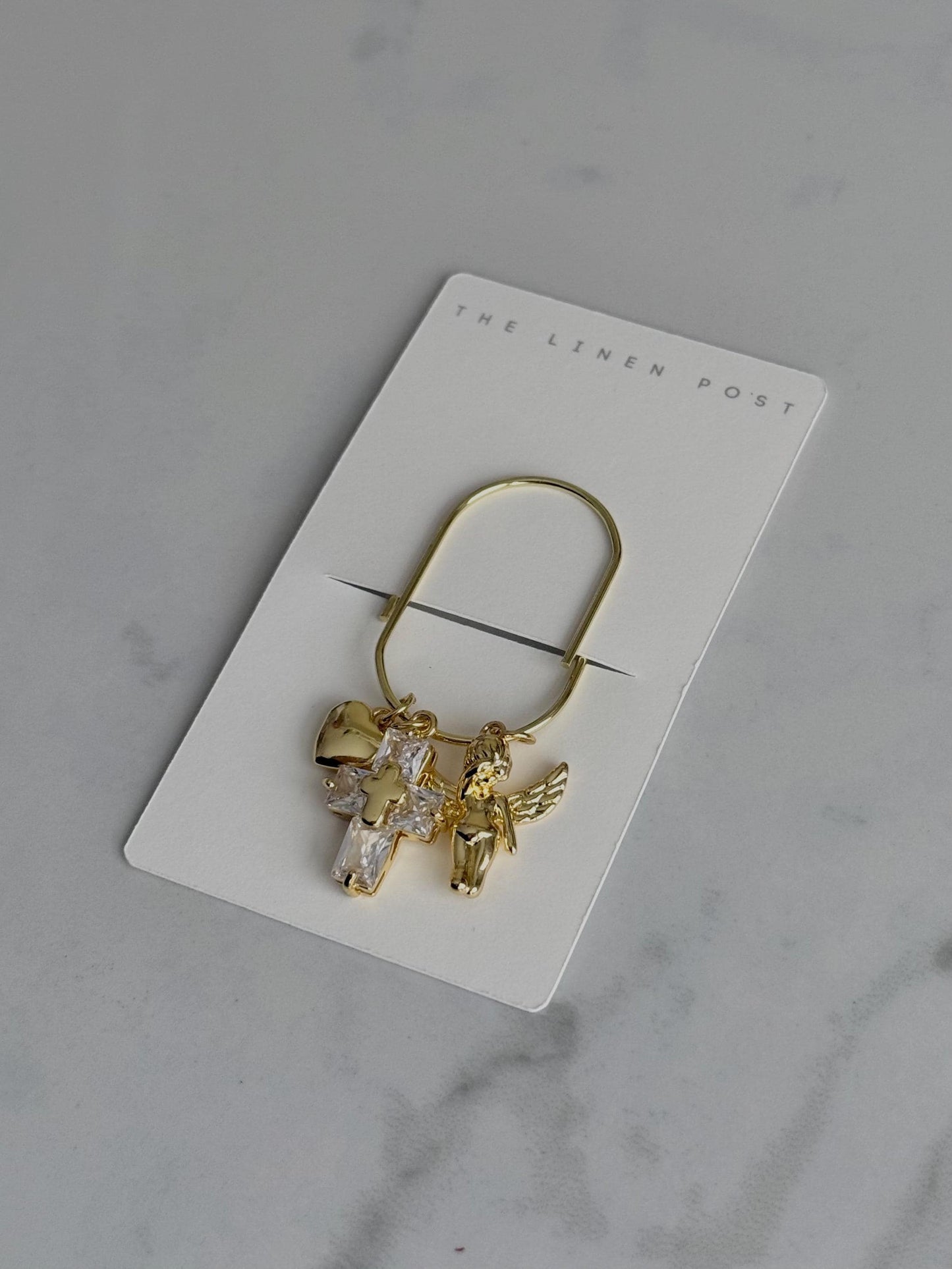 Planner Paper Clip Cross Bookmark Charm for Journal Accessories for Planner Cute Adorable Planning Accessory Bible Charm