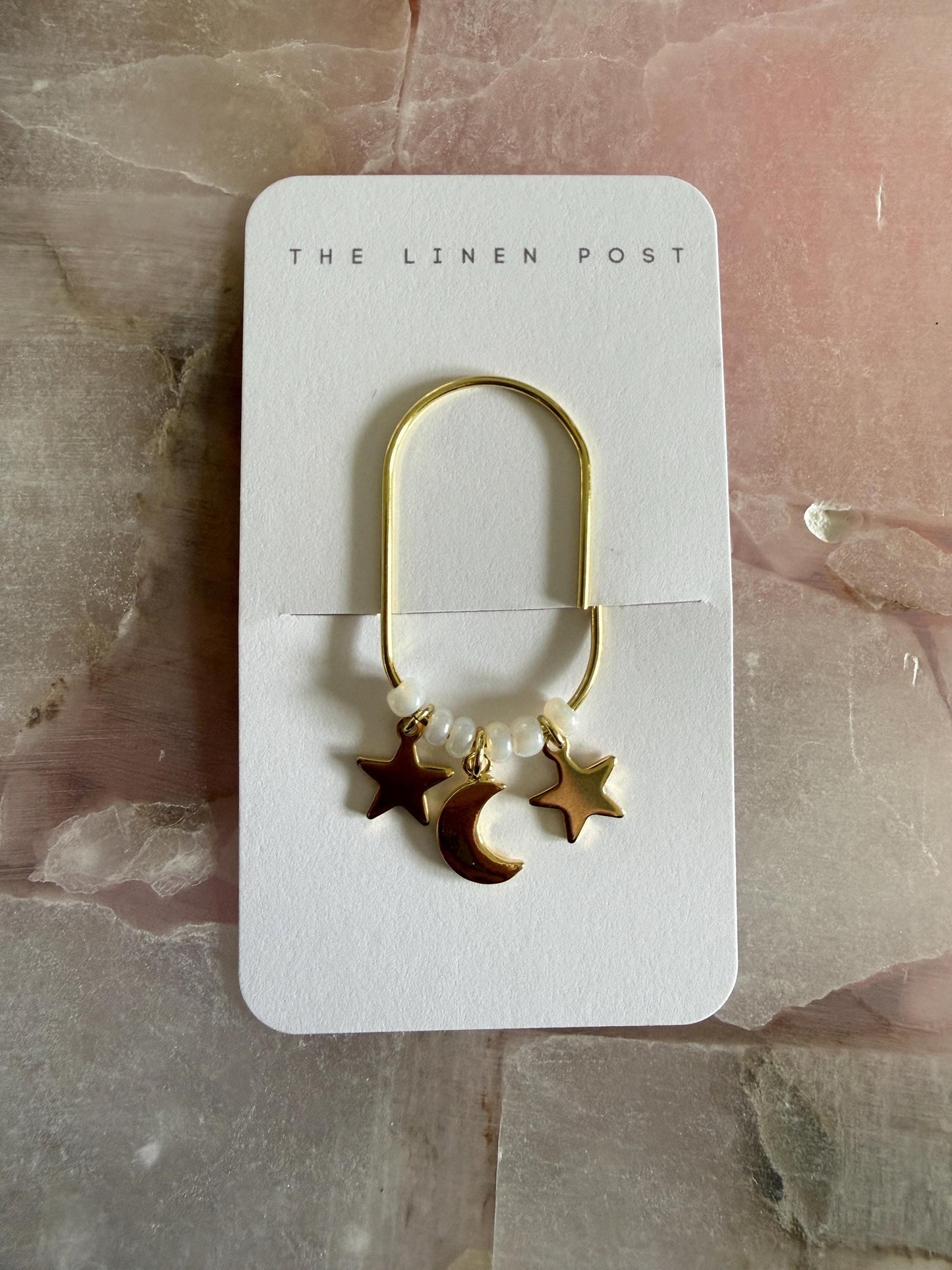 Planner Paper Clip Gold Bookmark for Journal with  Stars Accessories Cute Adorable Planning Accessory Book Placeholder Charm Book mark
