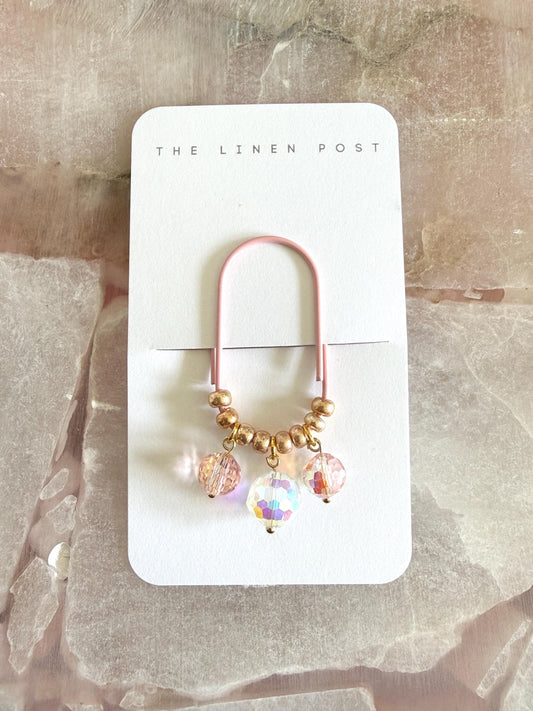 Girly Pink Planner Clip