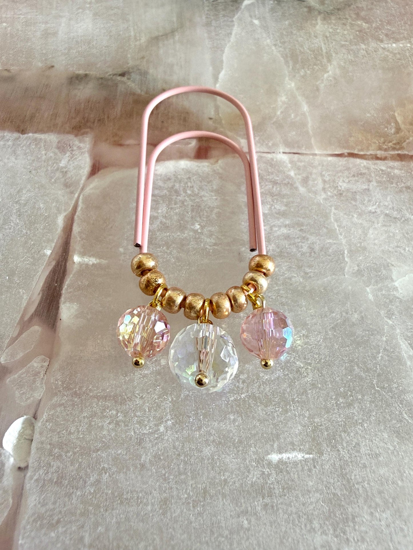 Planner Paper Clip | Girly Pink Bookmark for Journal | Accessories | Cute Adorable Planning Accessory | Book Placeholder Charm