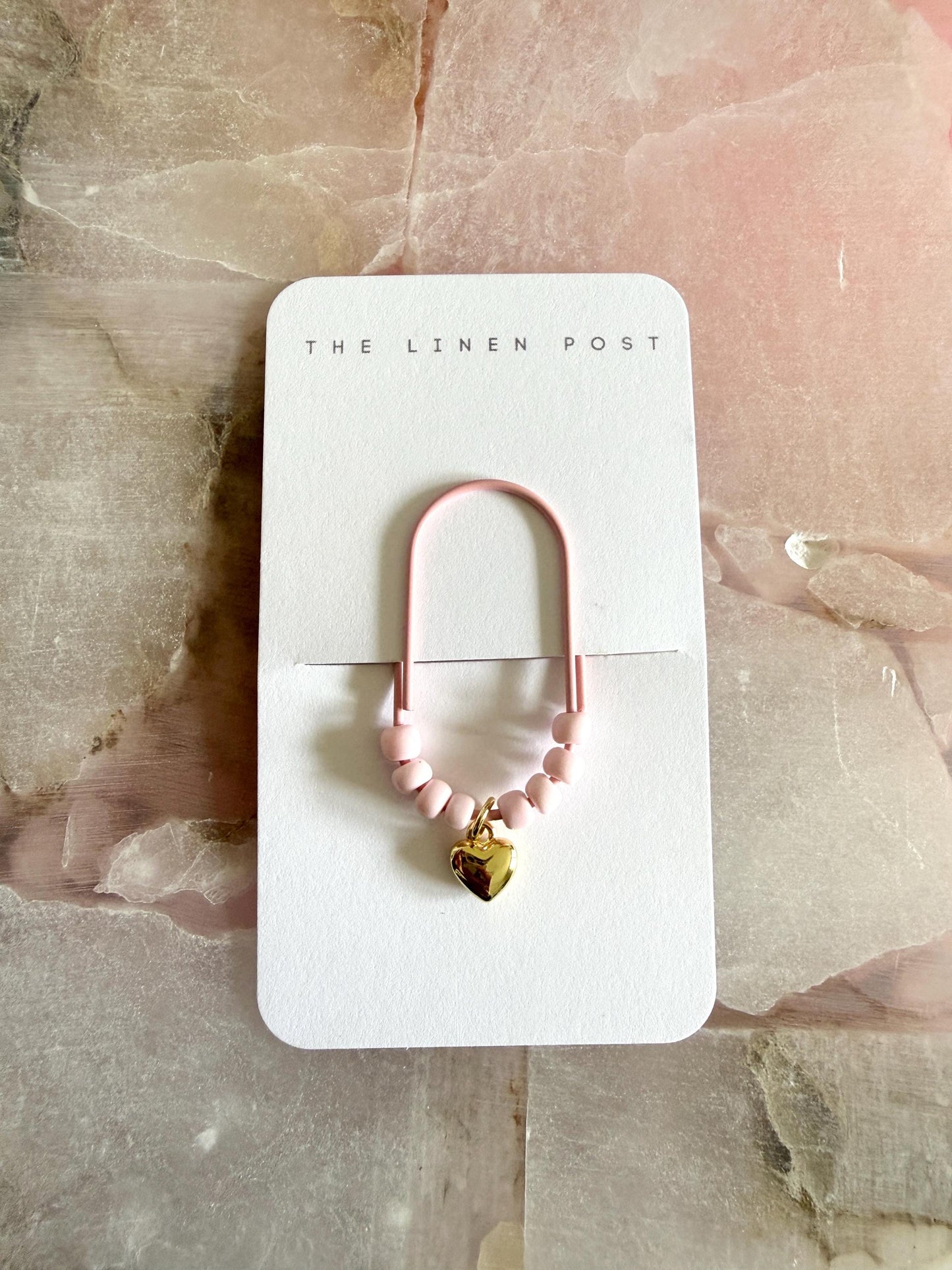 Planner Paper Clip | Gold Plated Heart Bookmark for Journal | Accessories | Cute Adorable Planning Accessory | Book Placeholder Charm Pink