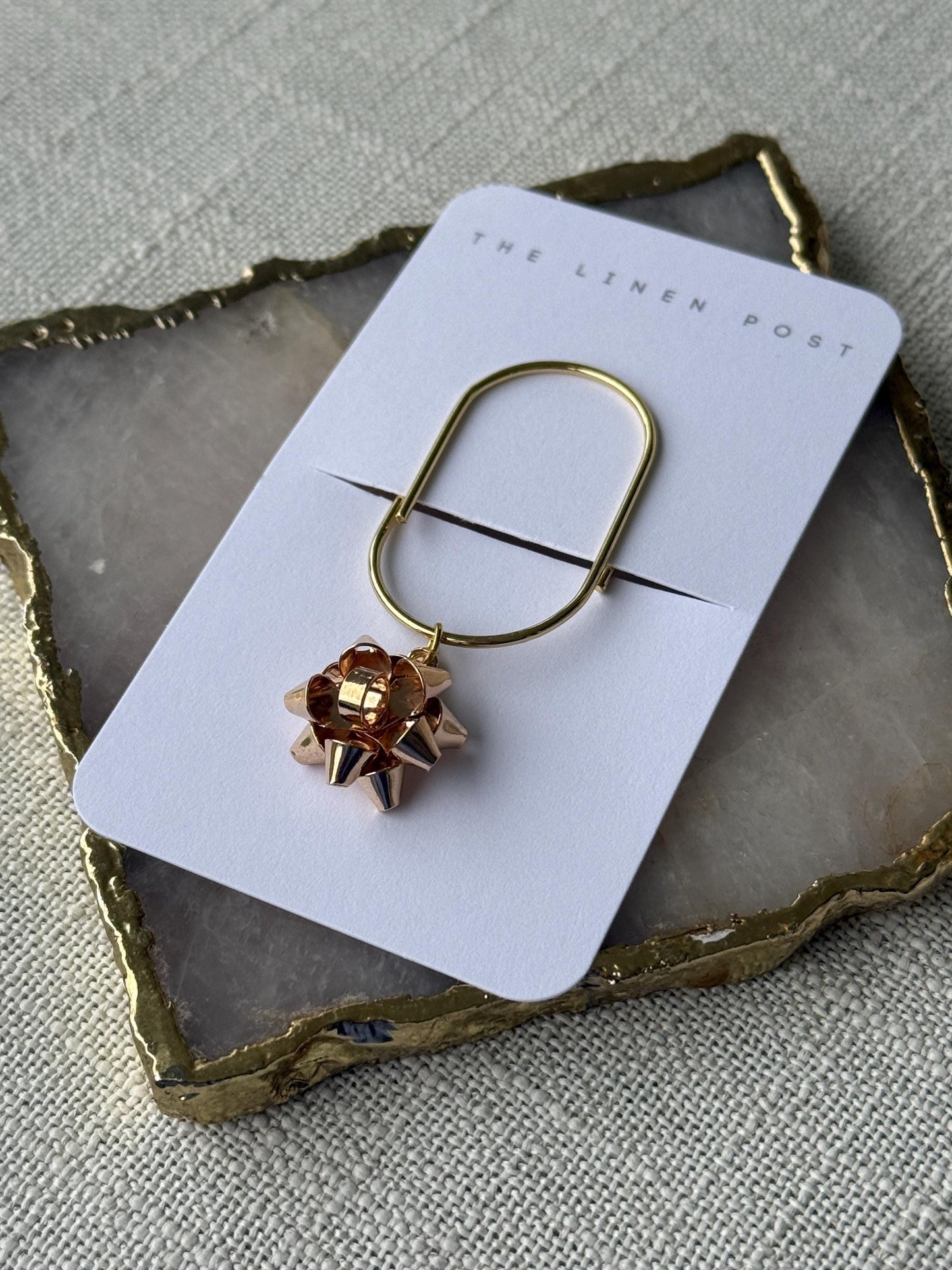 Gold Planner Paper Clip Gold Bookmark for Journal Christmas Accessories Cute Planning Accessory Book Xmas tree Charm Holiday Planner charms