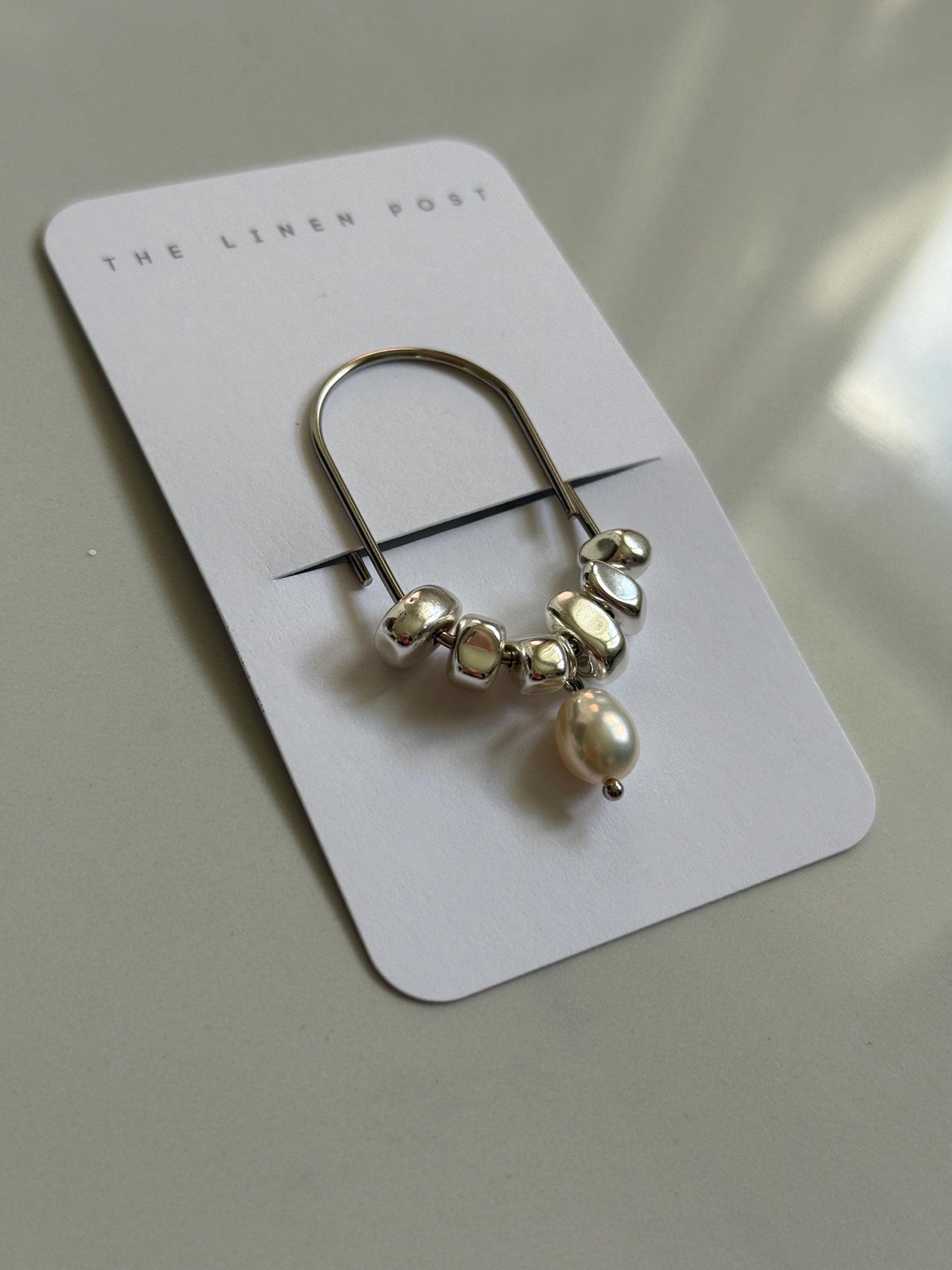 Planner Paper Clip | Freshwater Pearl Gold Bookmark for Journal | Accessories | Cute Adorable Planning Accessory | Book Placeholder Charm
