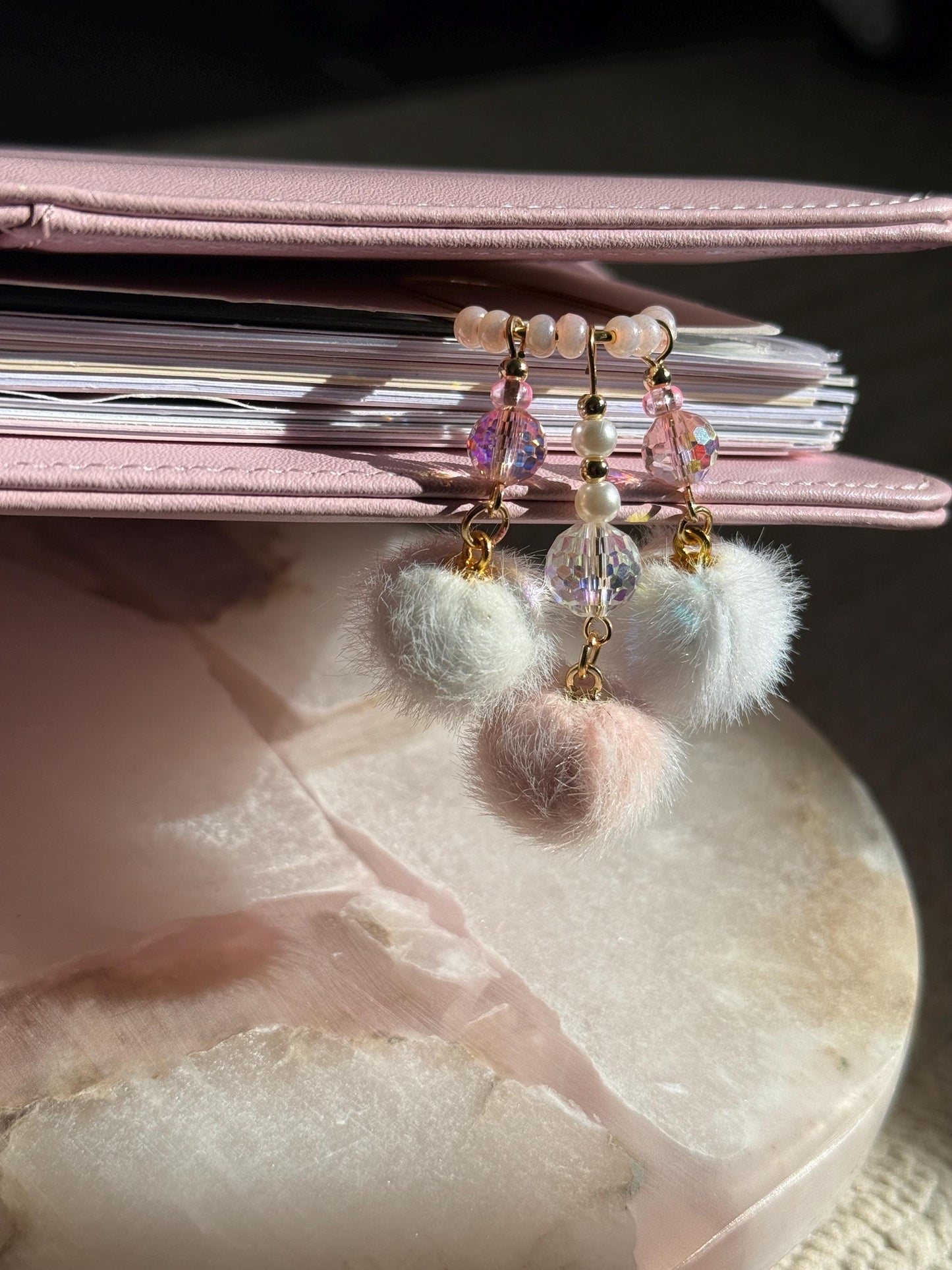 Gold Planner Paper Clip Gold Bookmark for Journal Planner Accessories Cute Adorable Planning Accessory Book Charm Holiday Gift Pink Charm