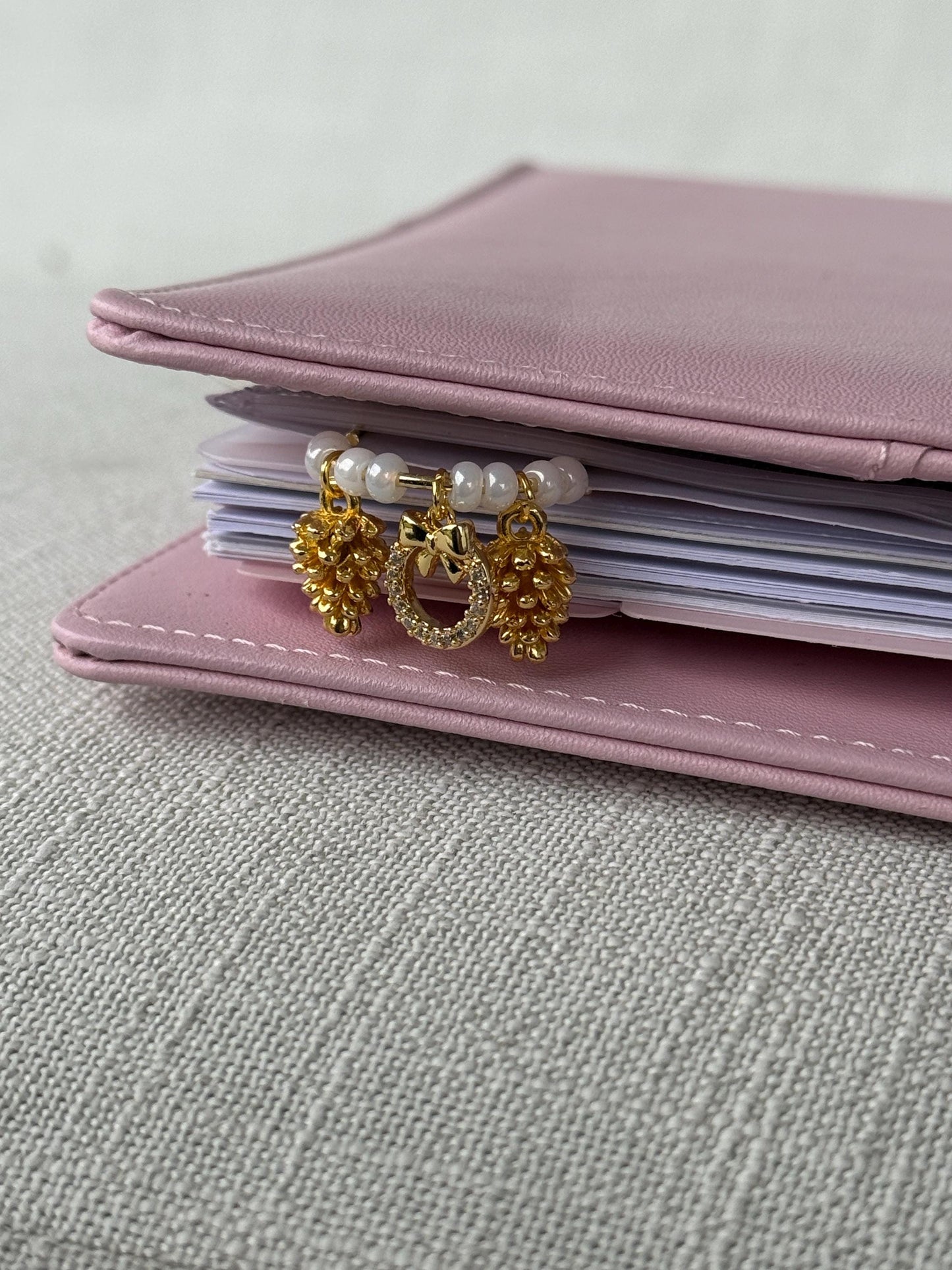 Gold Planner Paper Clip Gold Bookmark for Journal Christmas Accessories Cute Planning Accessory Book Xmas tree Charm Holiday Planner charms