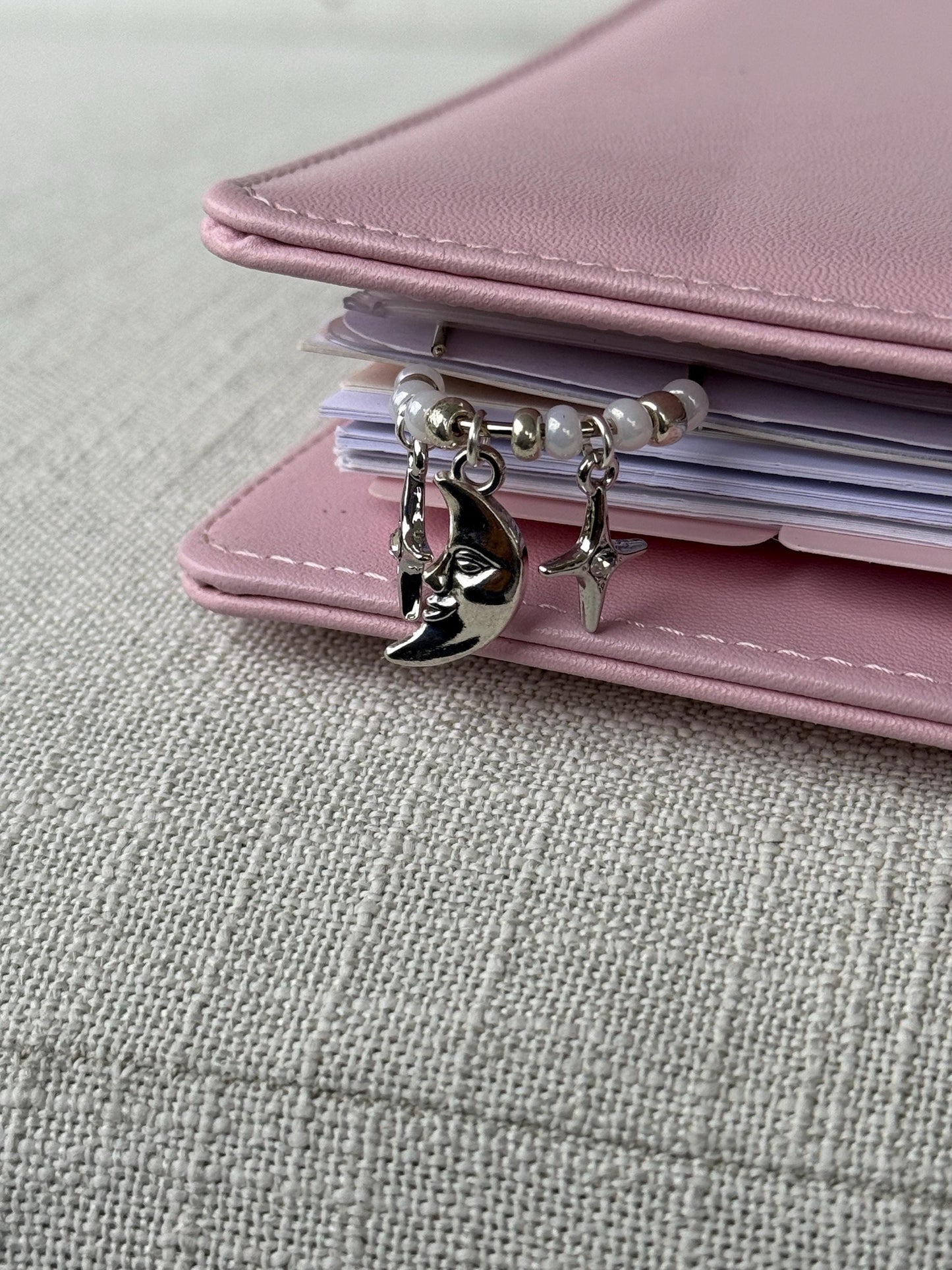 Planner Paper Clip Silver Bookmark for Journal  Stars Accessories Cute Adorable Planning Accessory Book Placeholder Moon Charm Celestial