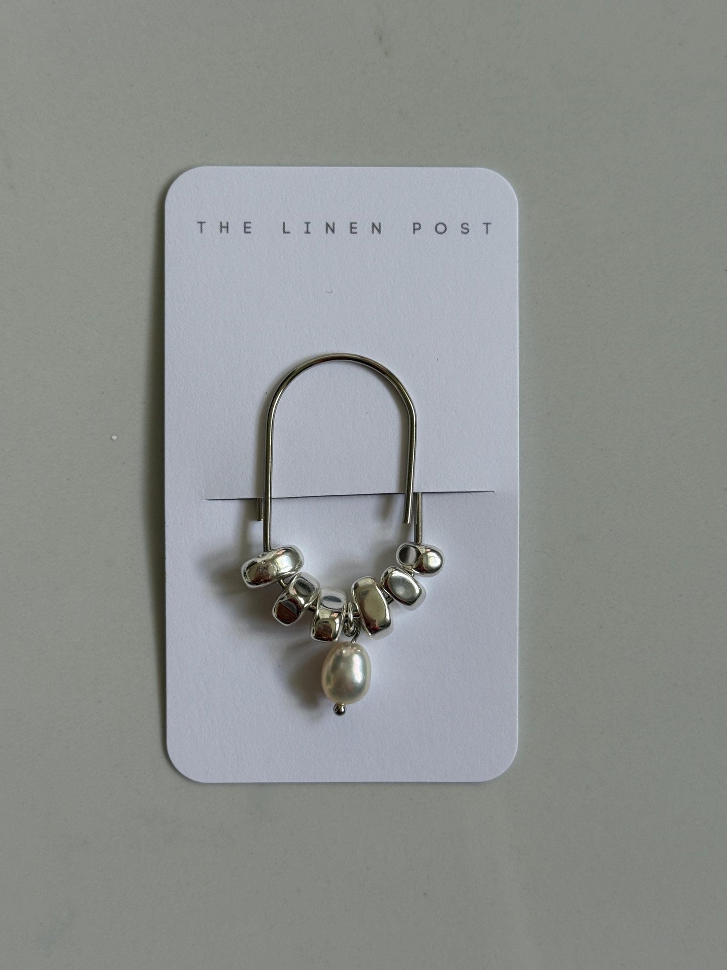 Planner Paper Clip | Freshwater Pearl Silver Bookmark for Journal | Accessories | Cute Adorable Planning Accessory | Book Placeholder Charm