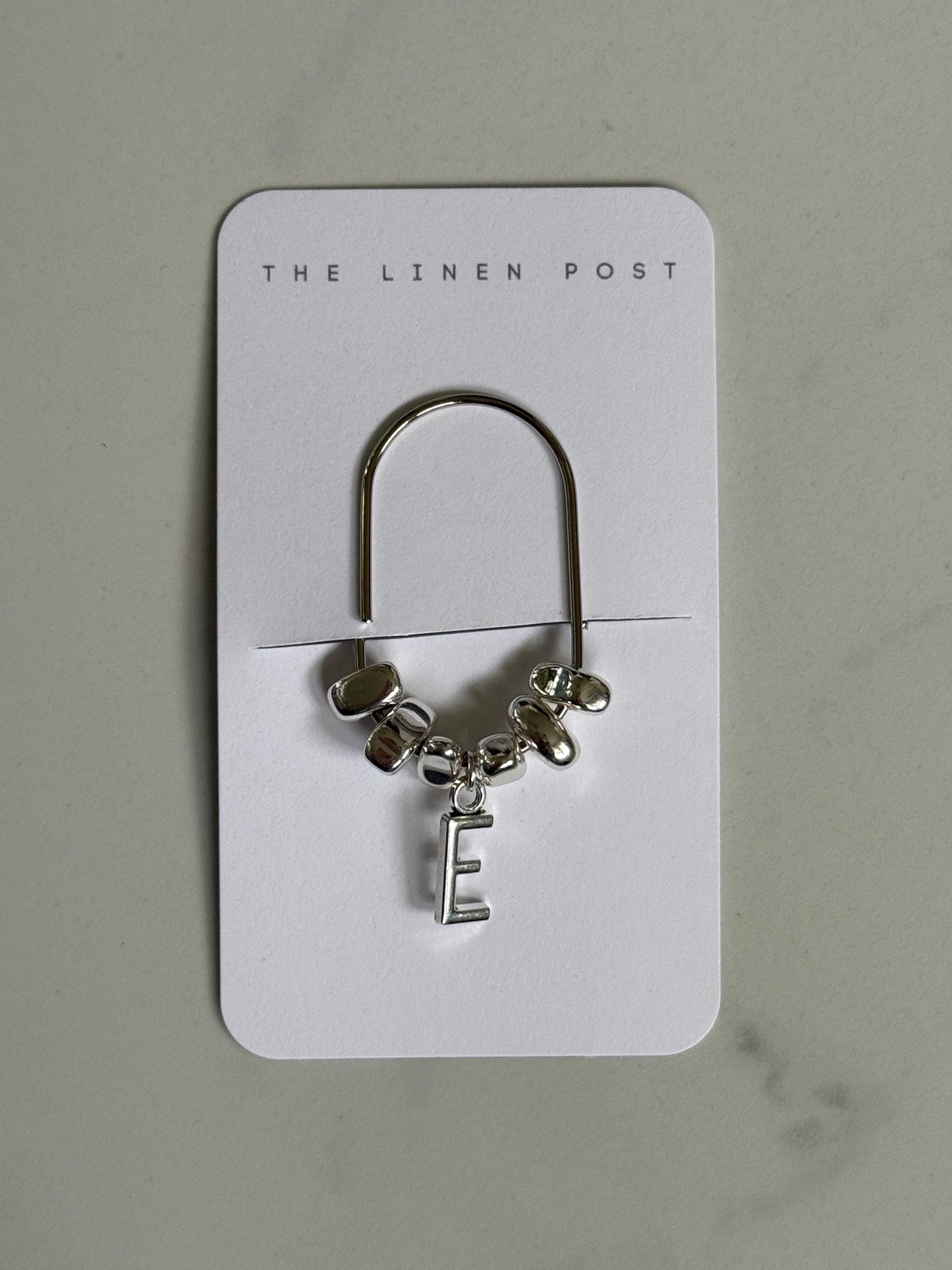 Planner Paper Clip | Initial Silver Bookmark for Journal | Accessories | Cute Adorable Planning Accessory | Book Placeholder Charm |