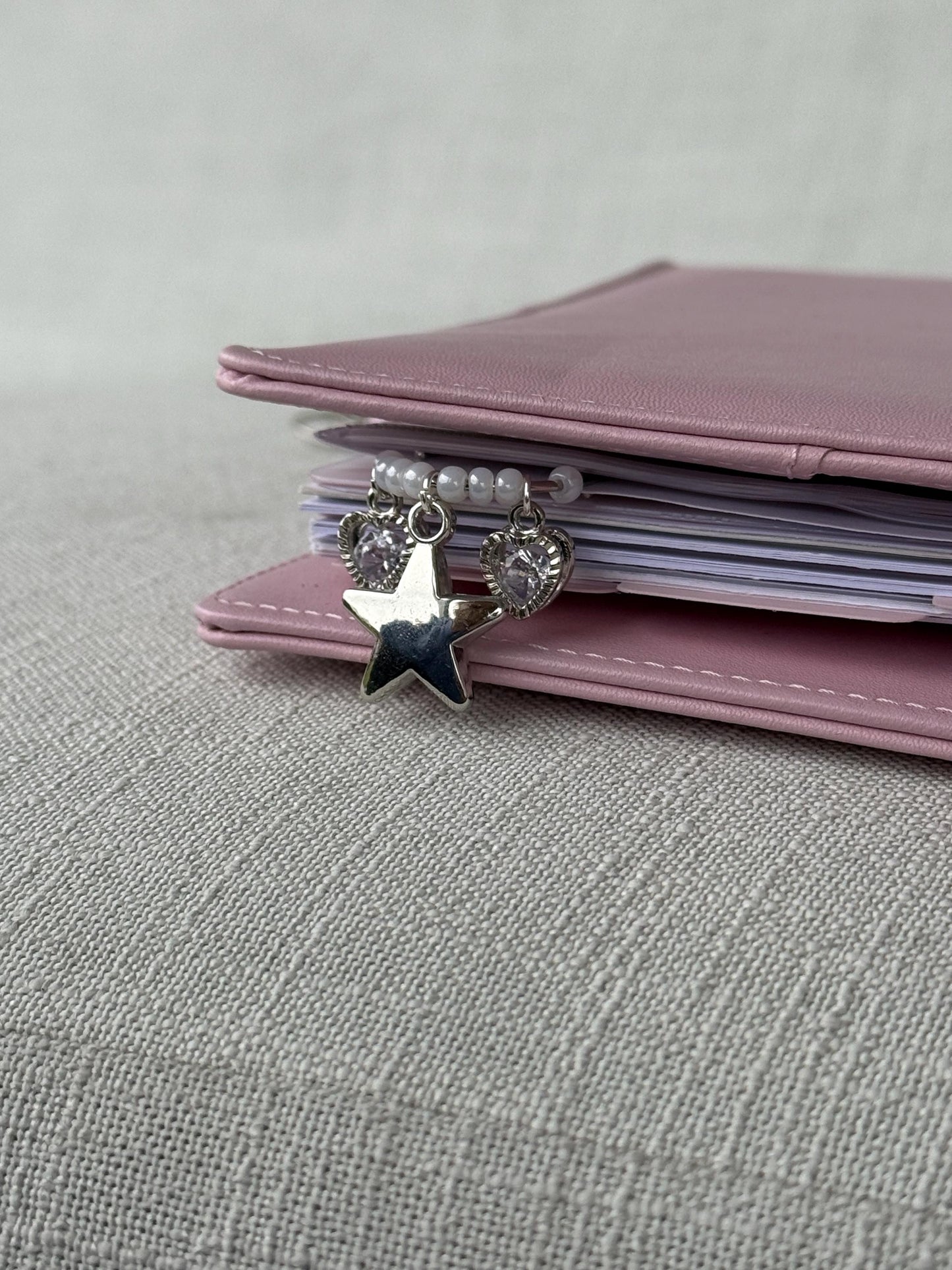 Planner Paper Clip silver Bookmark for Journal with  Stars Accessories Cute Adorable Planning Accessory Book Placeholder heart Charm