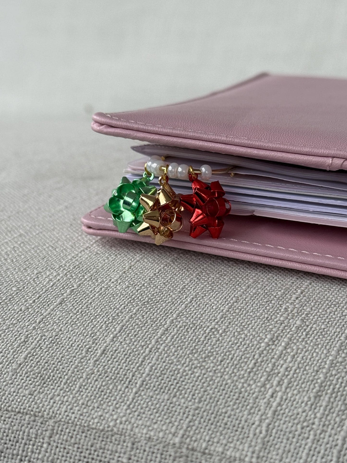 Gold Planner Paper Clip Gold Bookmark for Journal Christmas Accessories Cute Planning Accessory Book Xmas tree Charm Holiday Planner charms